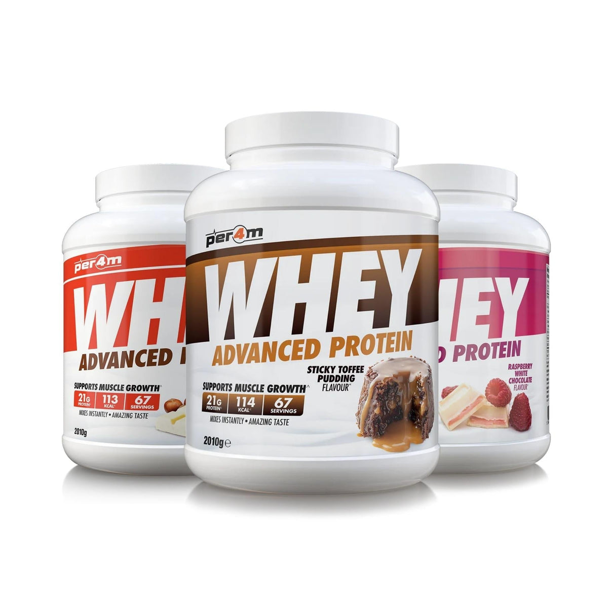 PER4M Advanced Whey Protein tub
