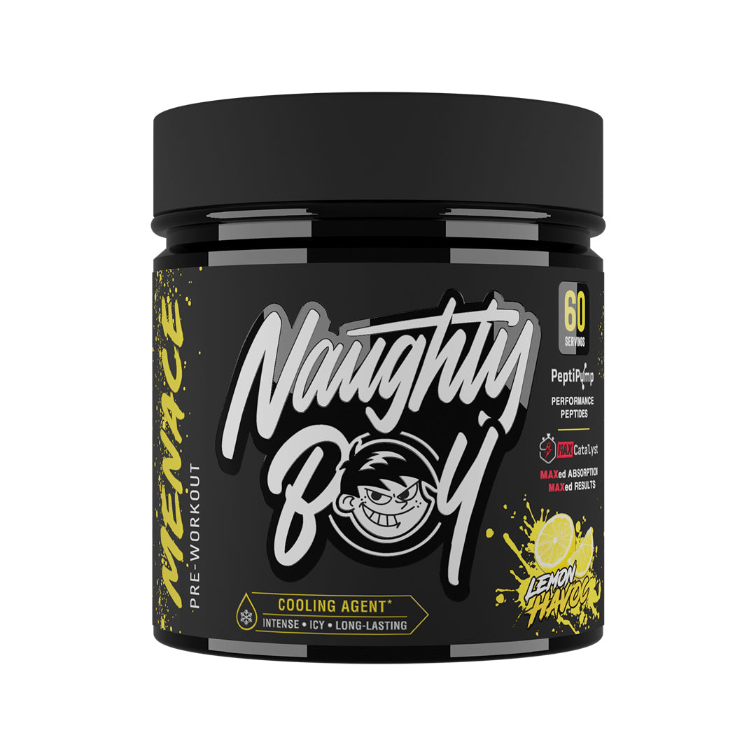 Naughty Boy Menace V2 Lemon Havoc limited edition 420g tub