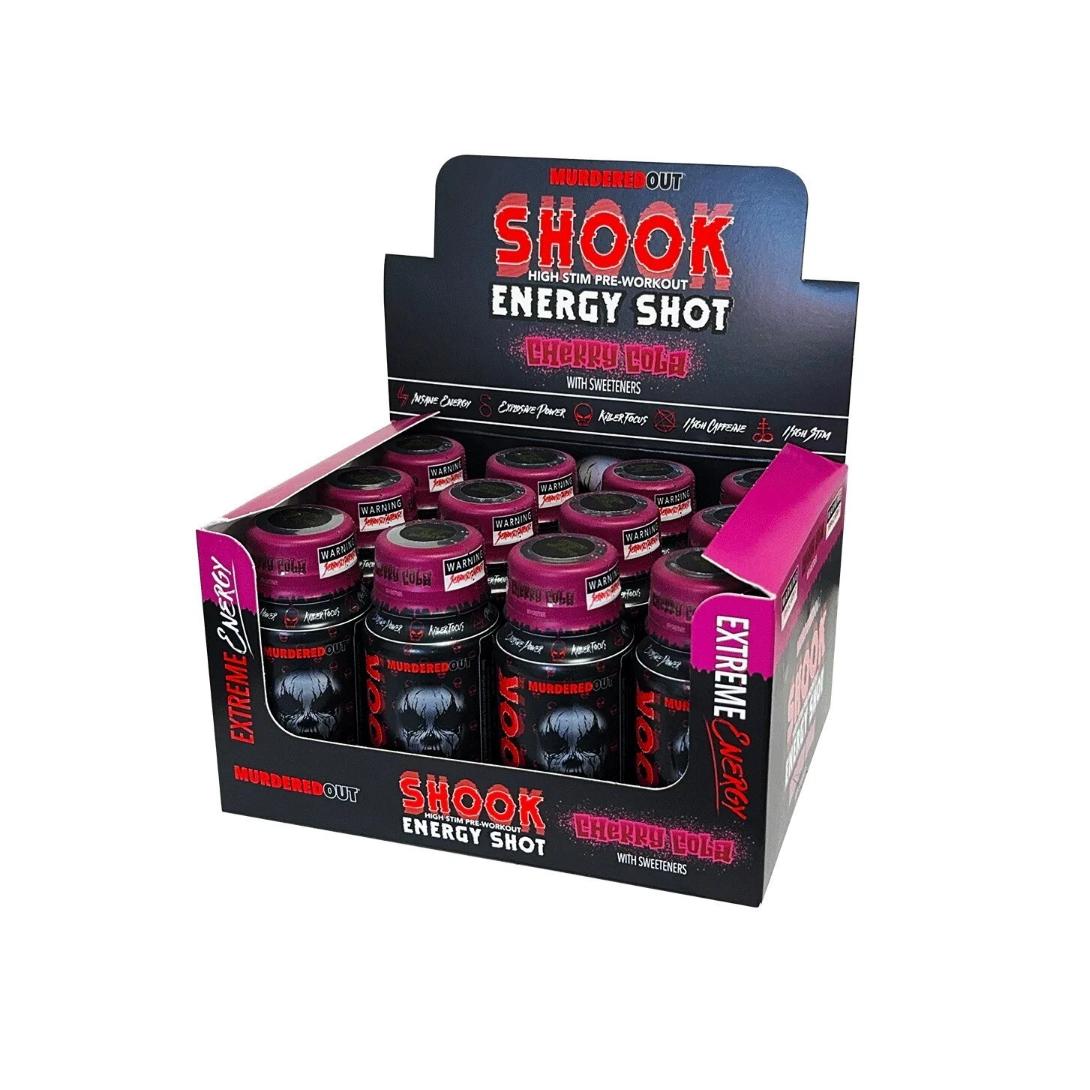 Murdered Out Shook Energy Shots (60ml x 12)