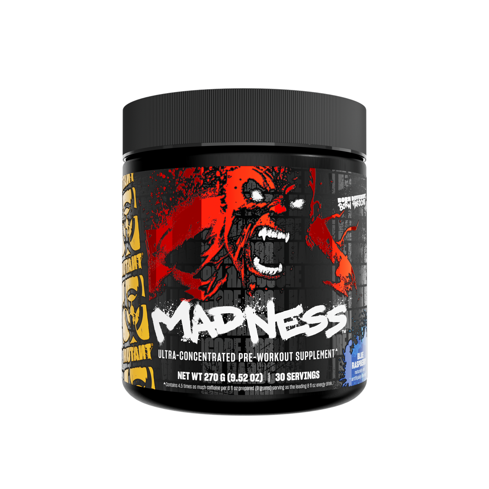Mutant Madness Pre-Workout 270g Blue Raspberry