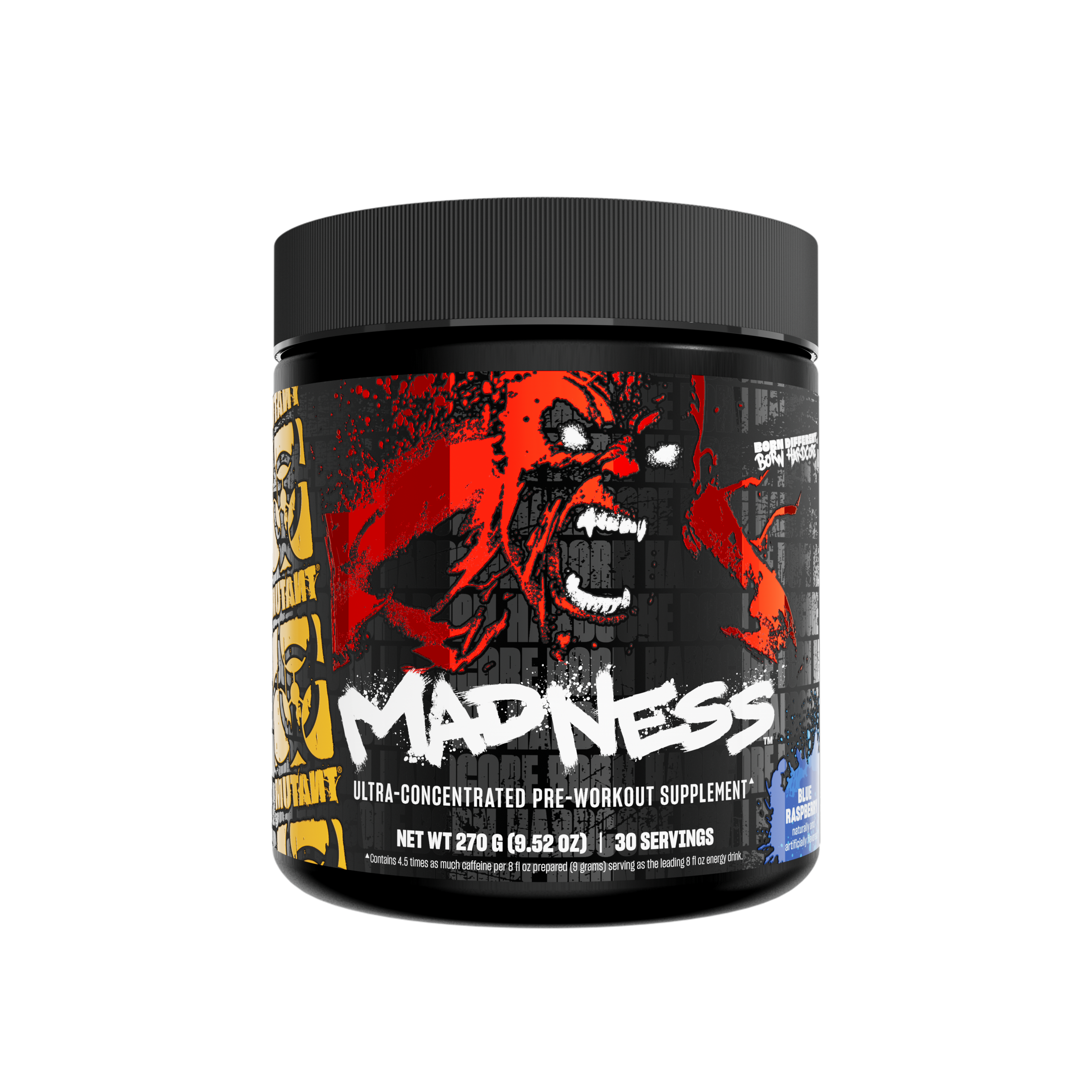 Mutant Madness Pre-Workout 270g Blue Raspberry