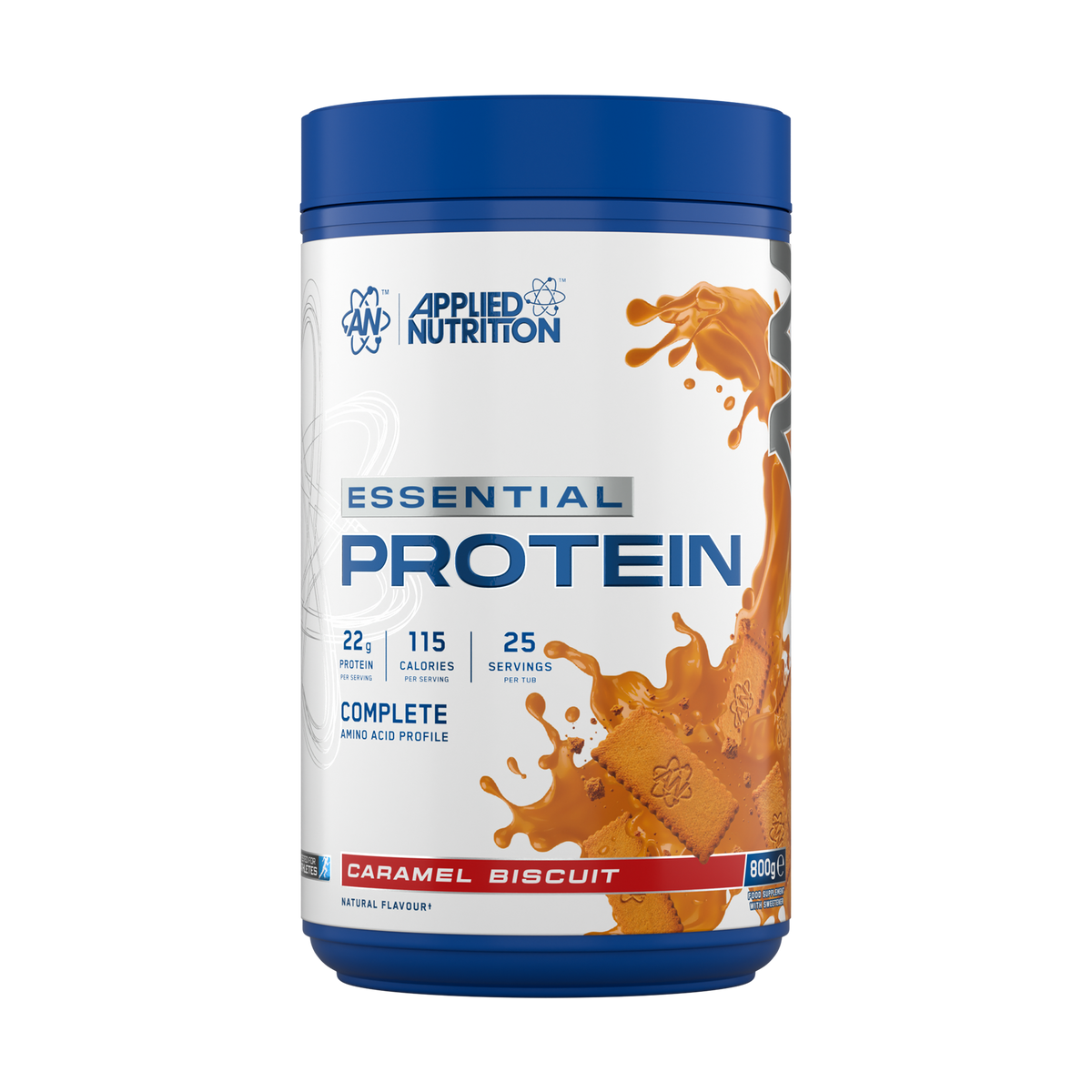 Applied Nutrition Essential Protein 800g Caramel Biscuit