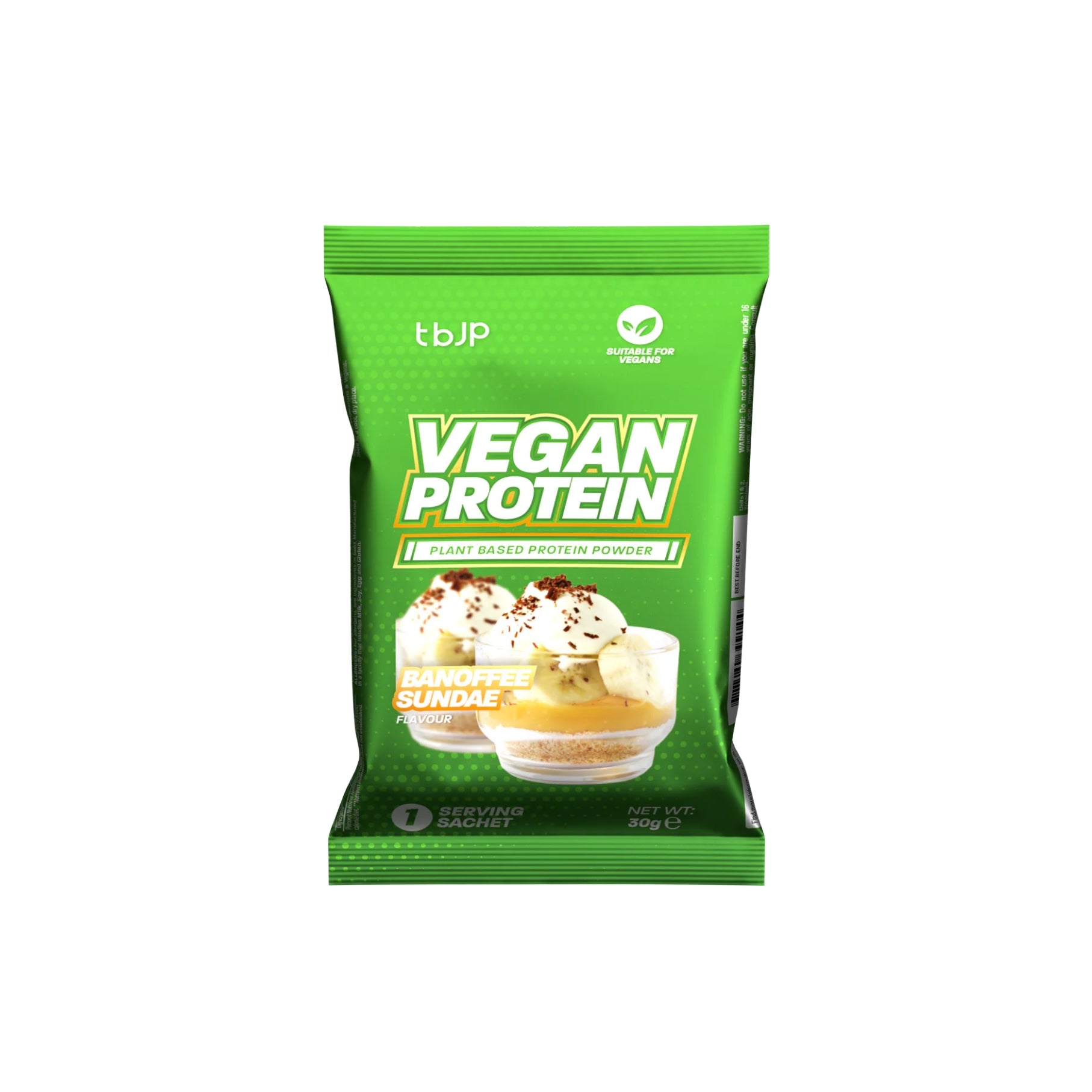 Trained By JP (tbJP) Vegan Protein Sample Sachet (30g)