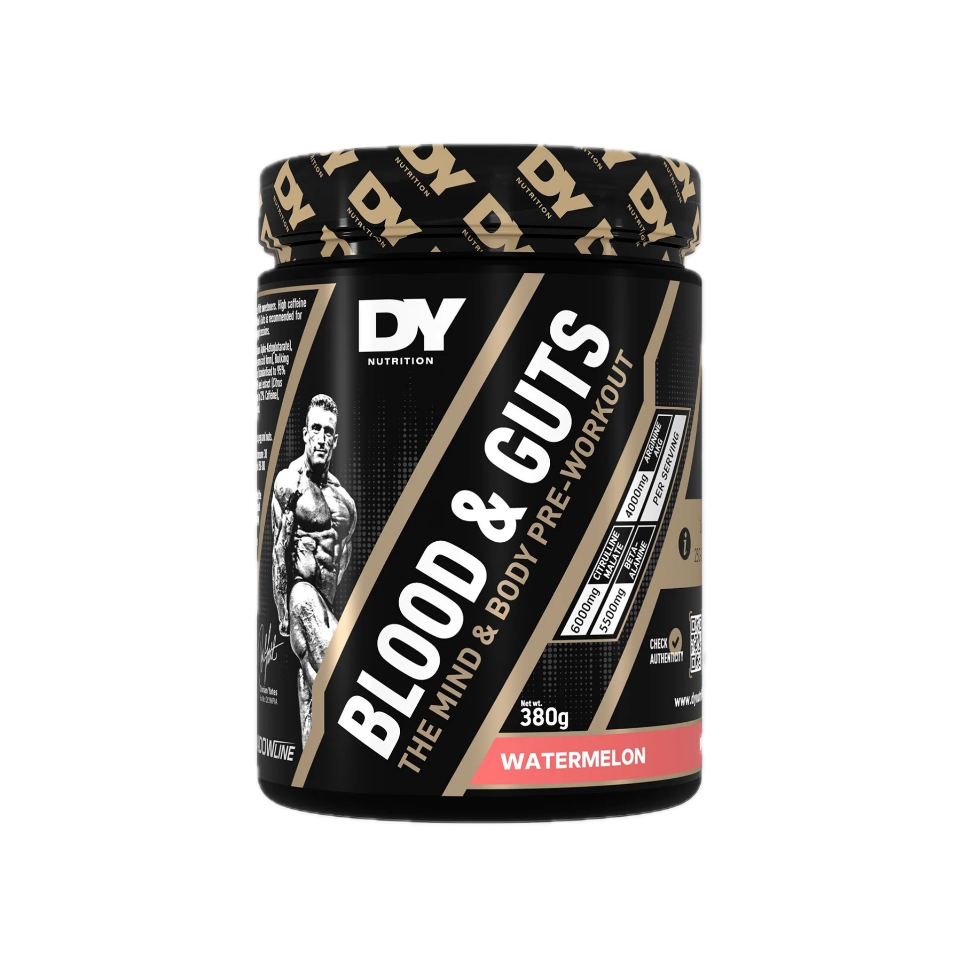 DY Nutrition Blood & Guts The Mind & Body Pre-workout (380g)