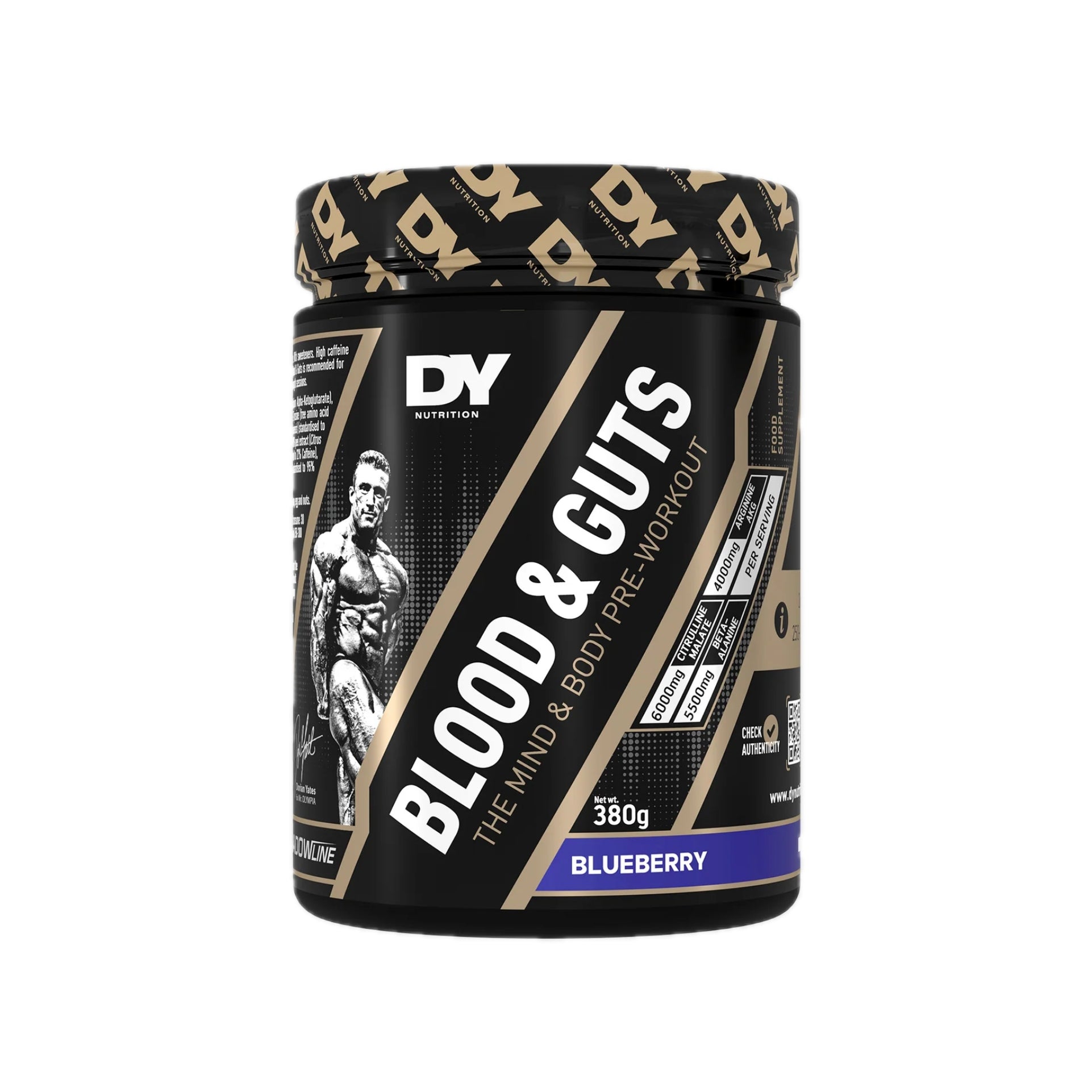 DY Nutrition Blood & Guts The Mind & Body Pre-workout (380g)