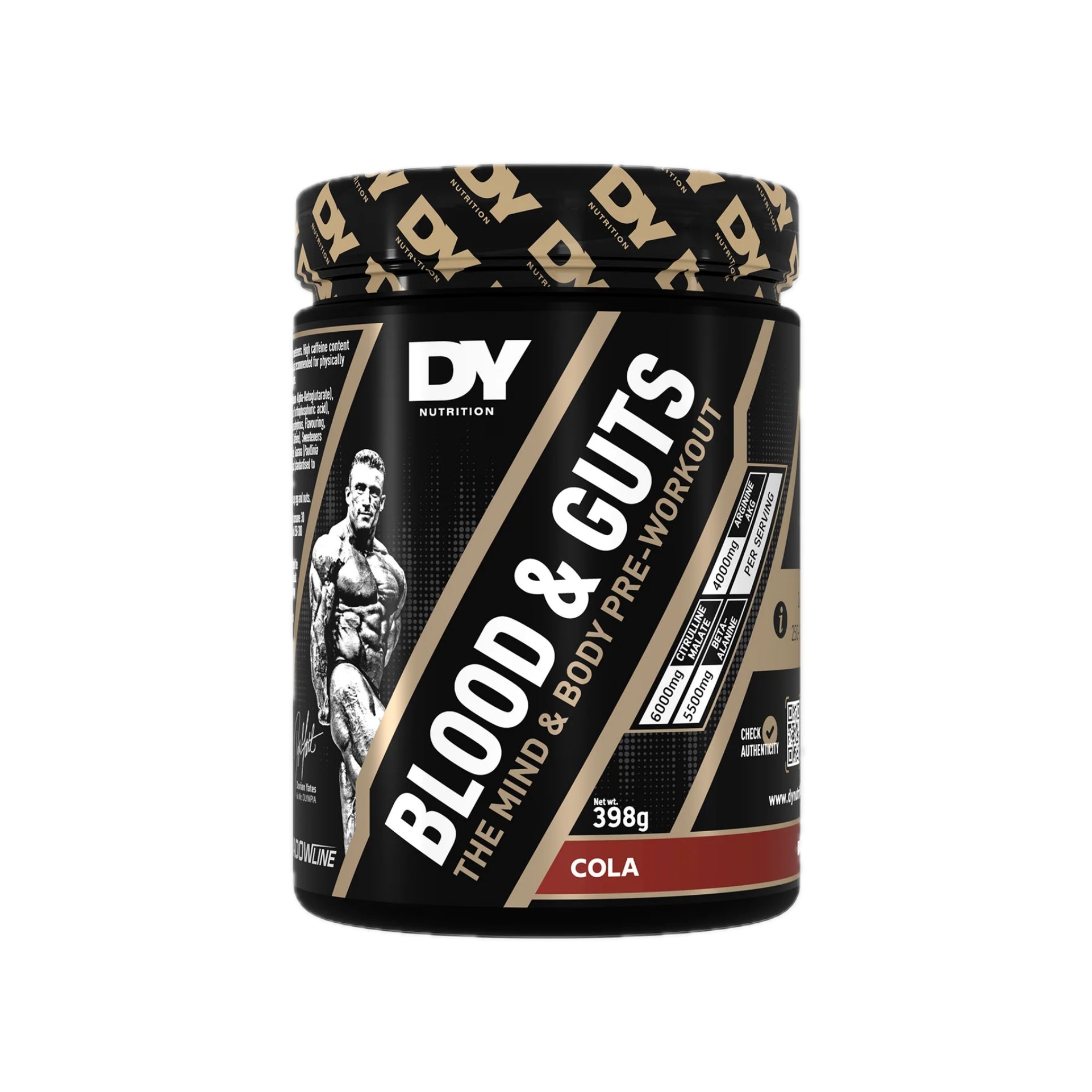 DY Nutrition Blood & Guts The Mind & Body Pre-workout (380g)