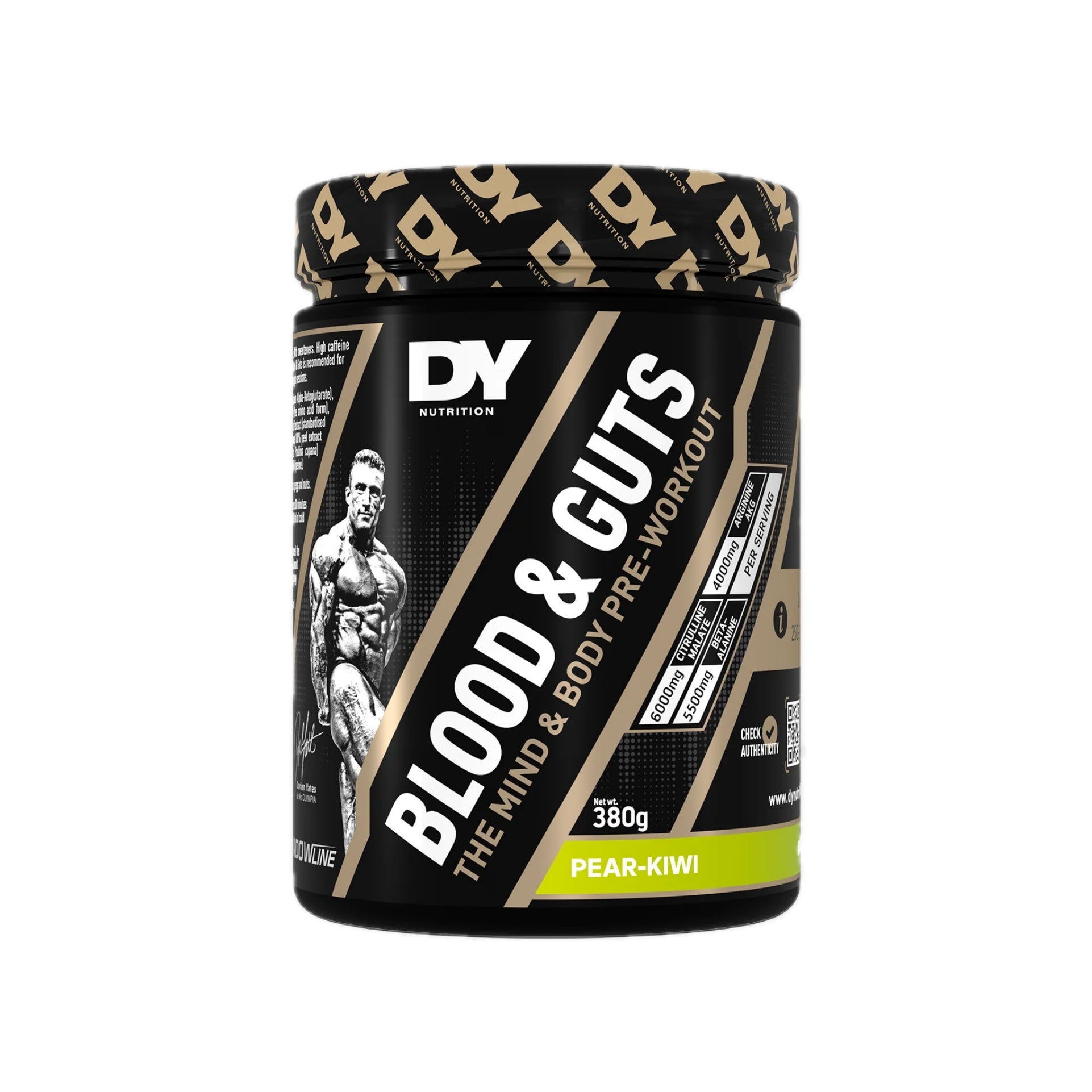 DY Nutrition Blood & Guts The Mind & Body Pre-workout (380g)