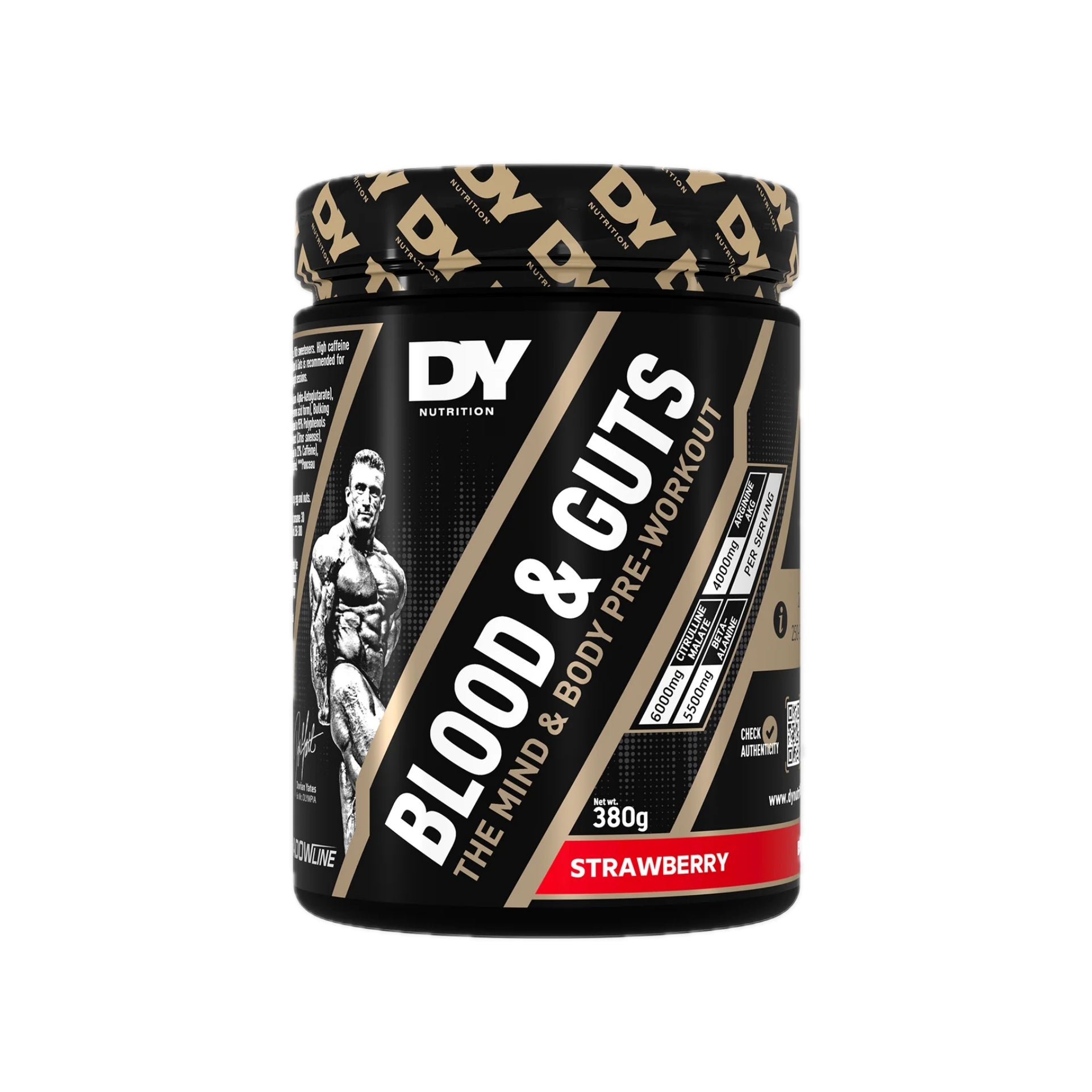 DY Nutrition Blood & Guts The Mind & Body Pre-workout (380g)