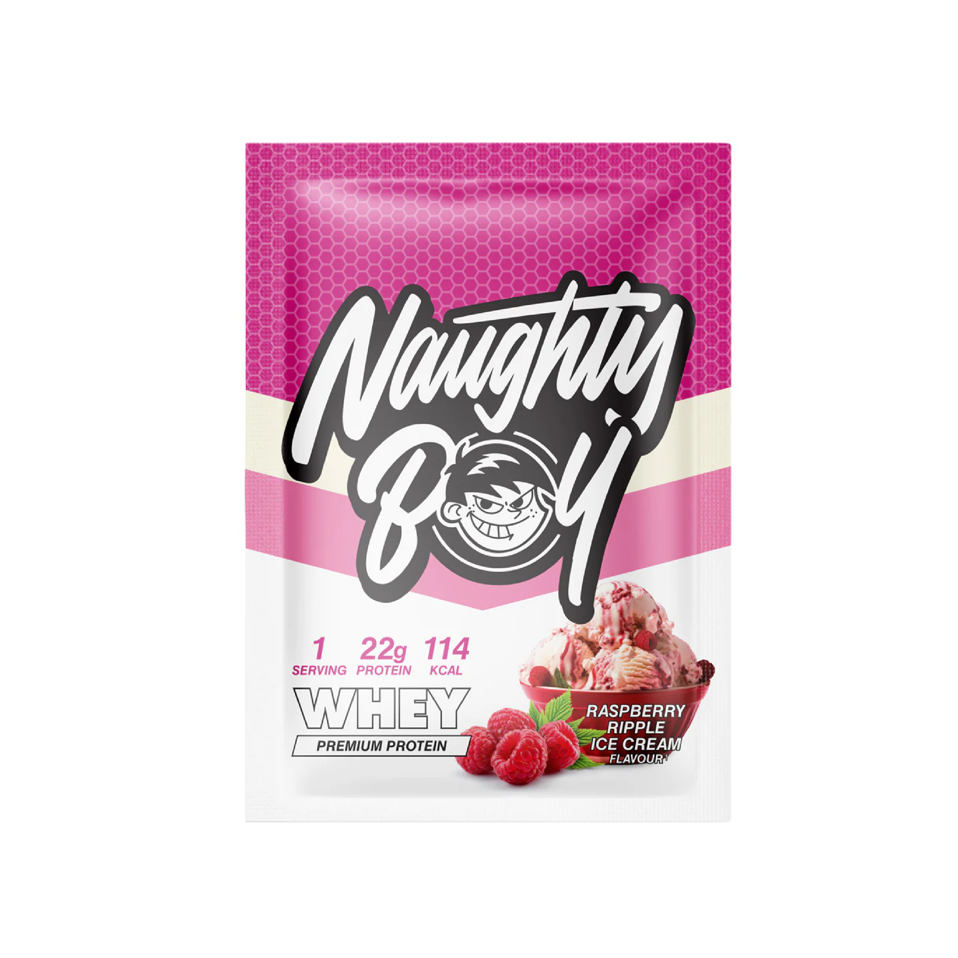 Naughty Boy Whey Protein Powder Sample Sachet