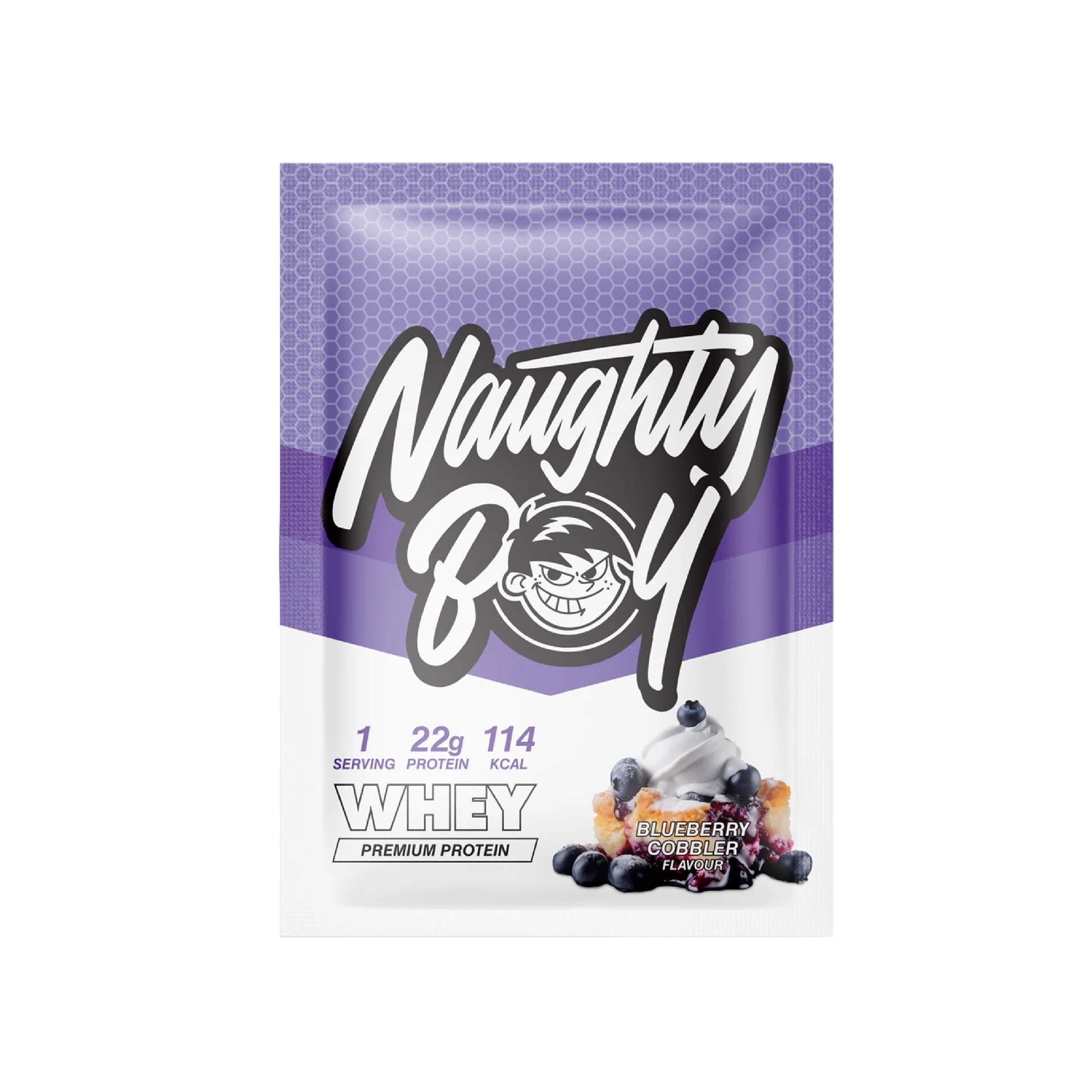 Naughty Boy Whey Protein Powder Sample Sachet