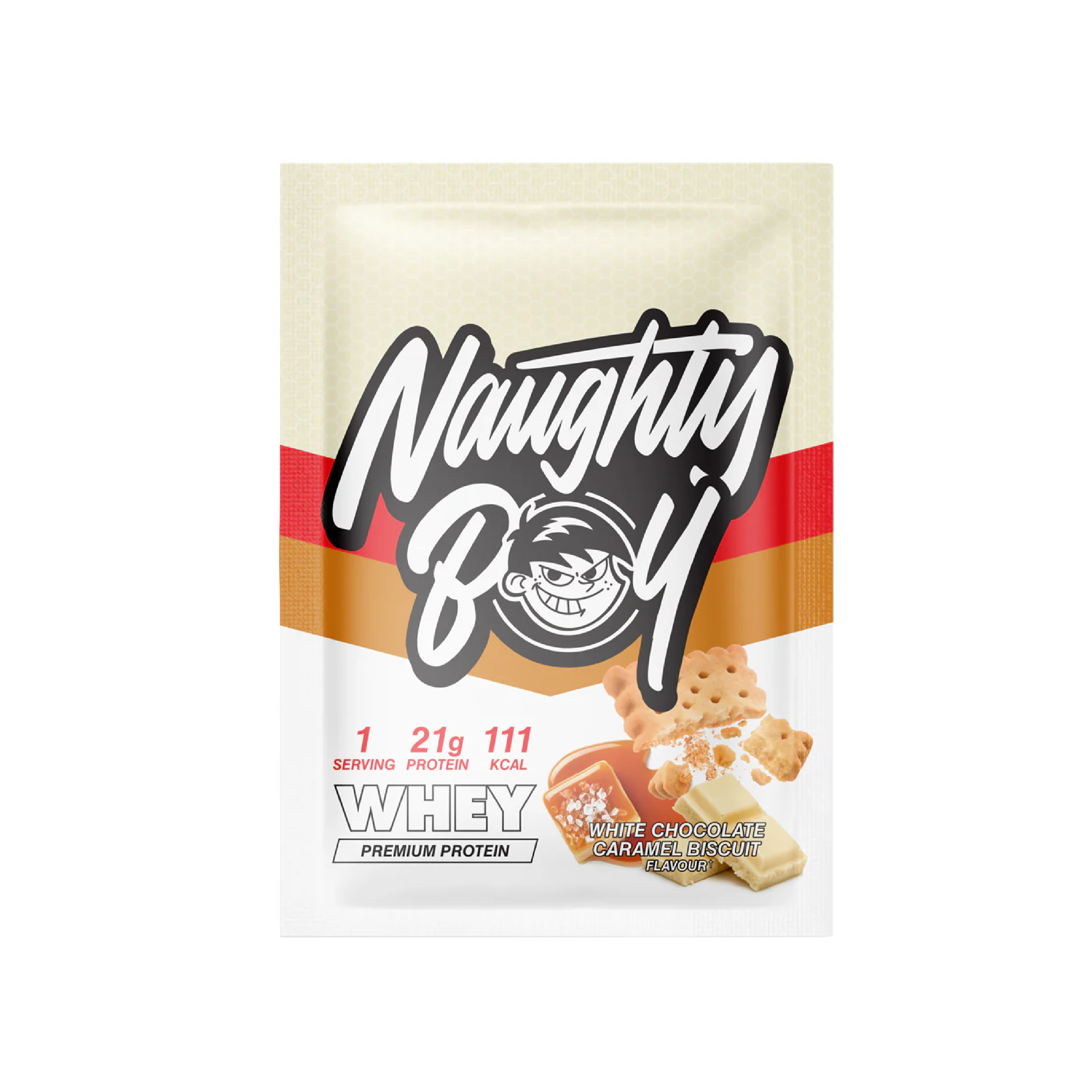 Naughty Boy Whey Protein Powder Sample Sachet