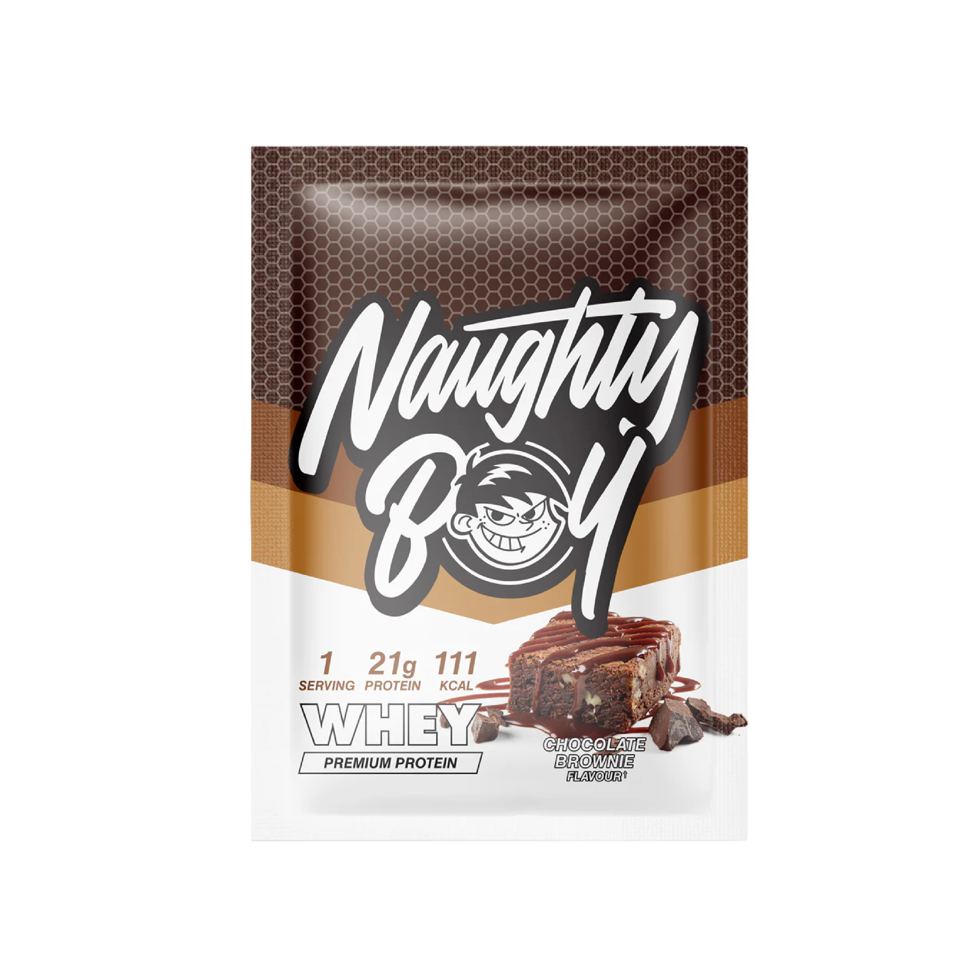 Naughty Boy Whey Protein Powder Sample Sachet