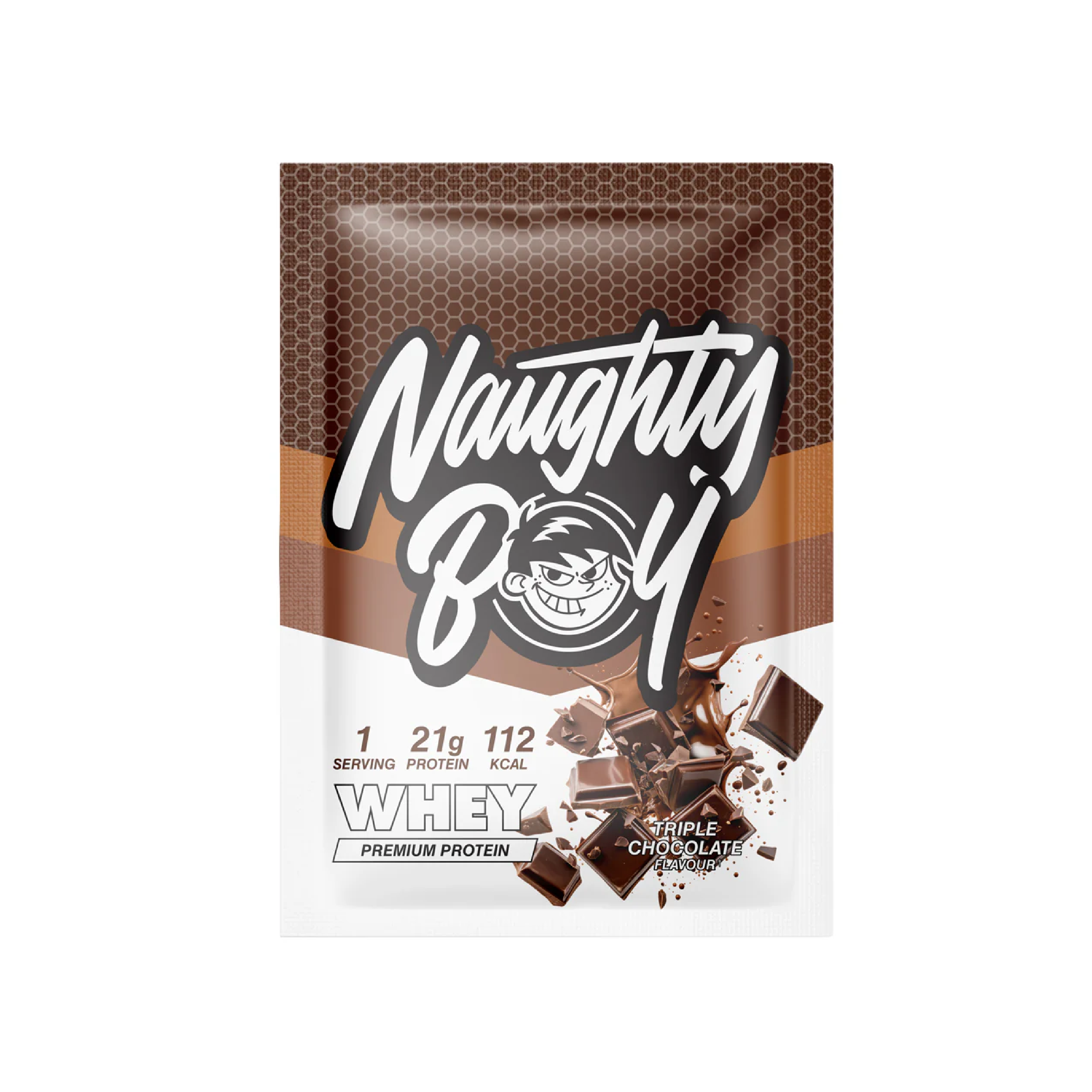 Naughty Boy Whey Protein Powder Sample Sachet