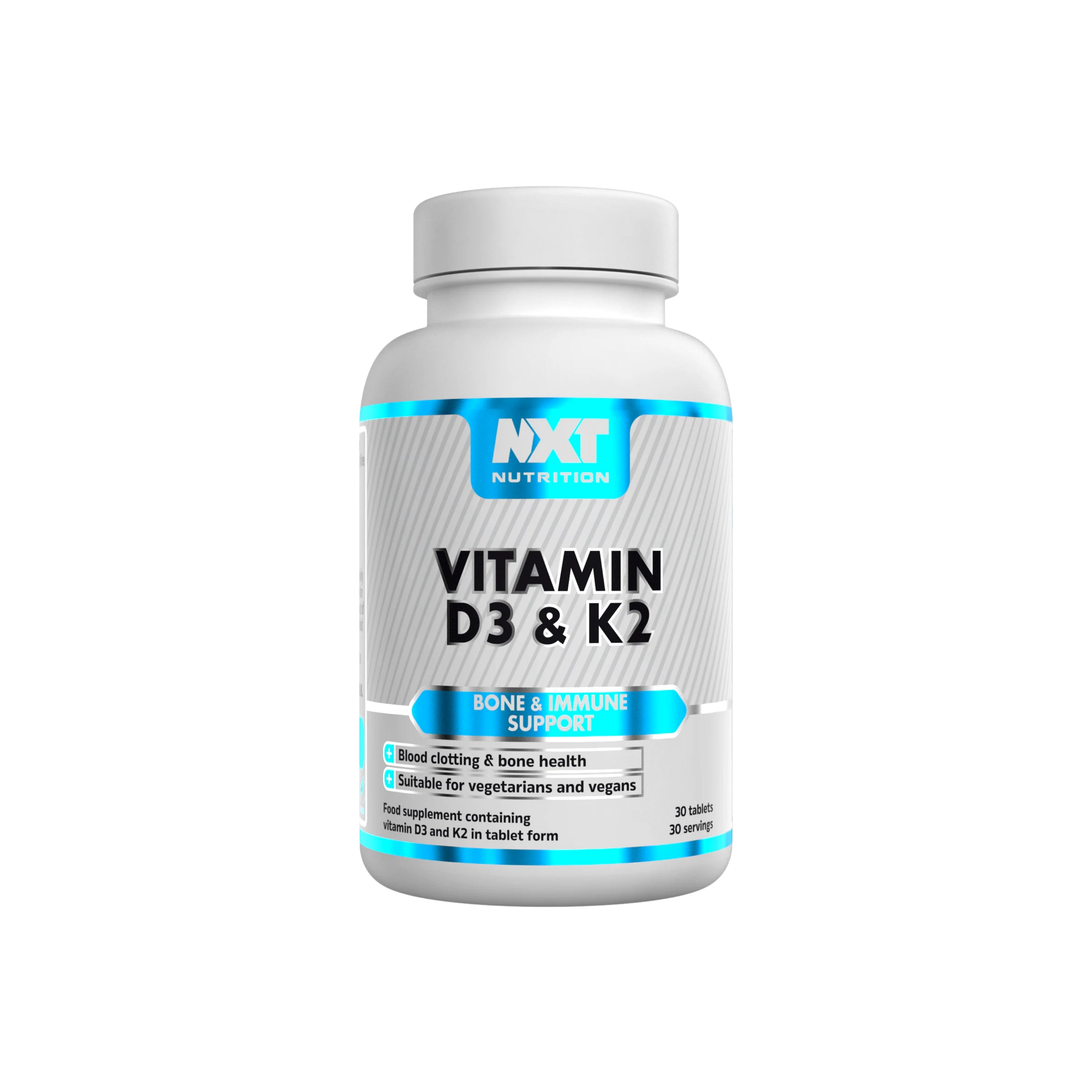 NXT Nutrition Vitamin D3 & K2 - 30 tablets