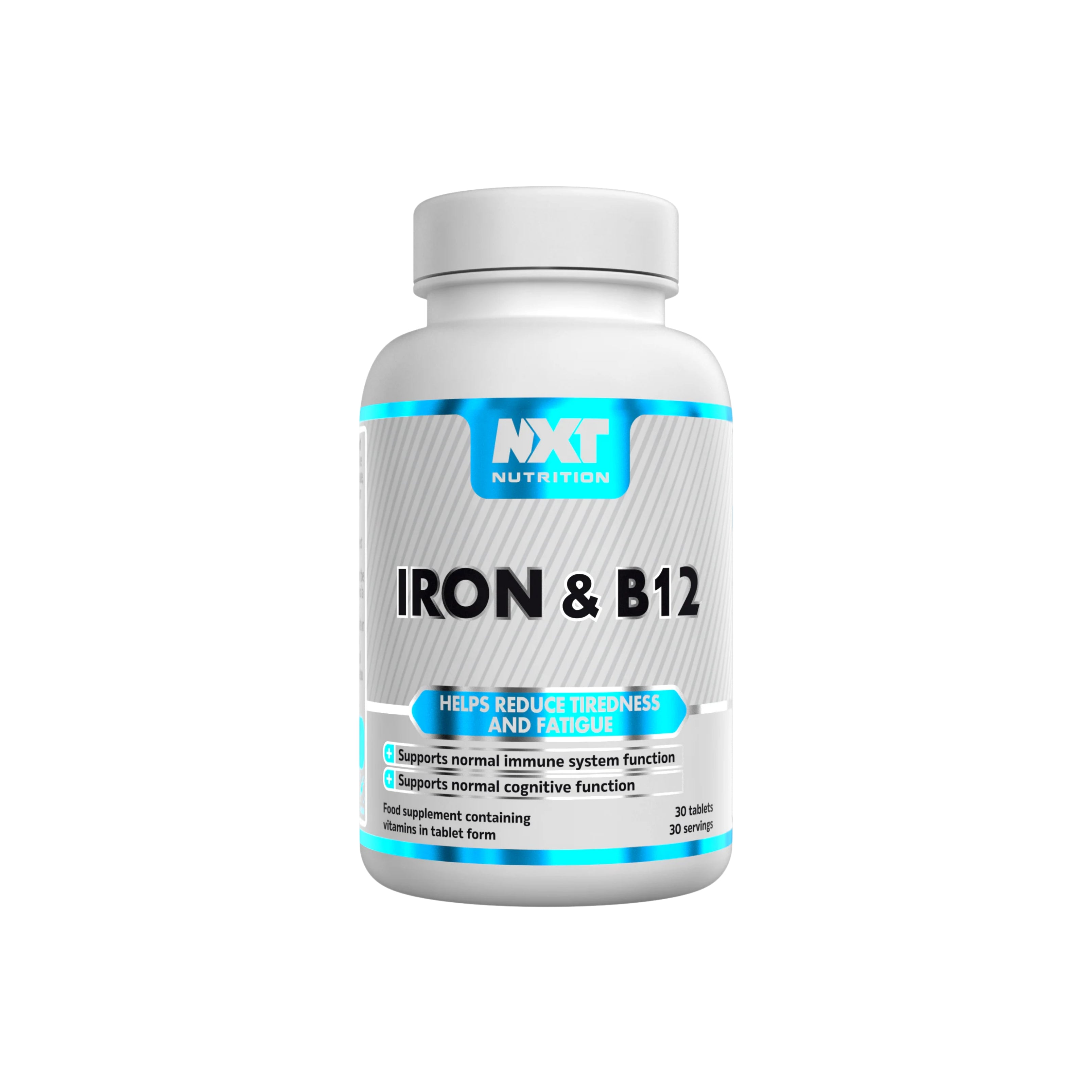 NXT Nutrition Iron & B12 - 30 tablets