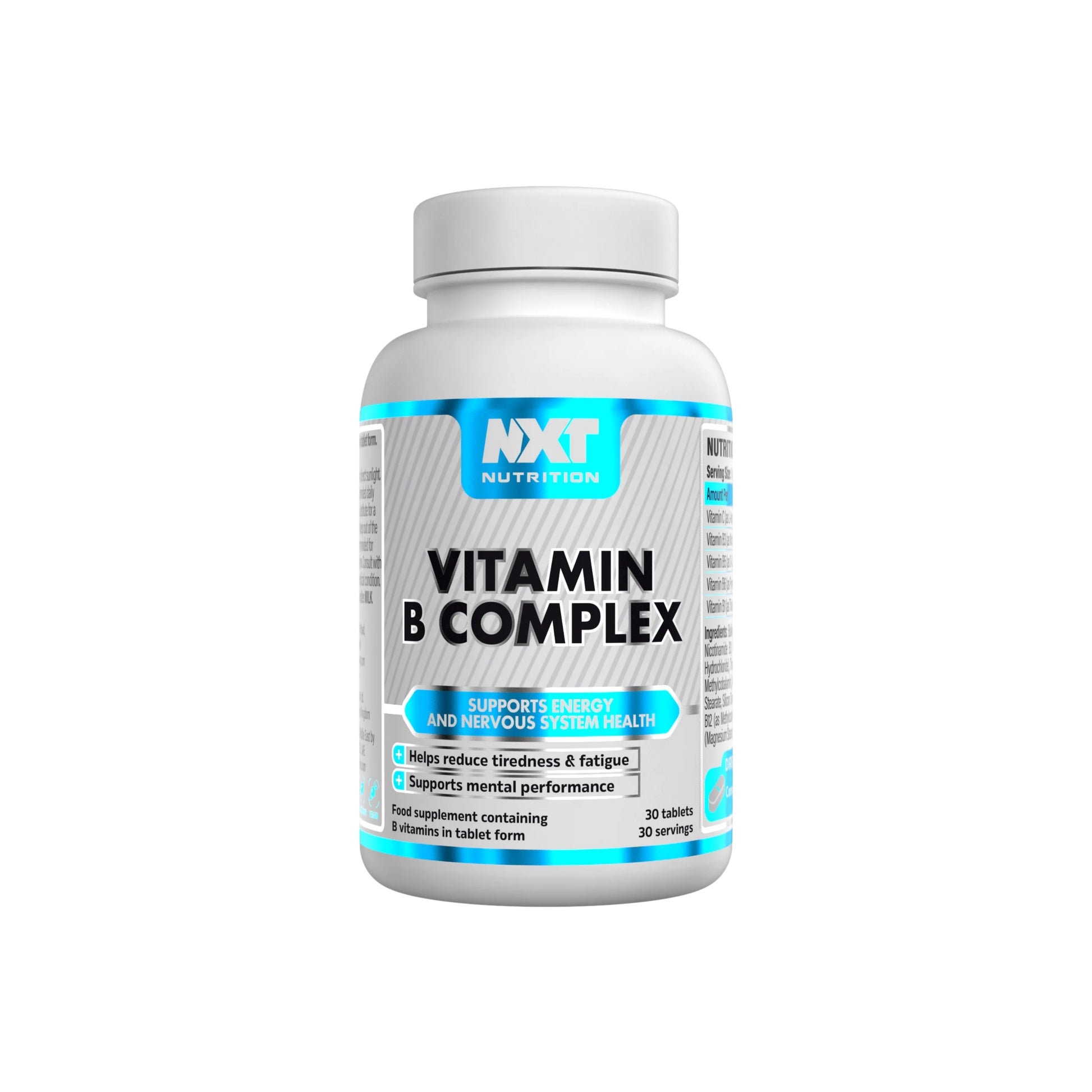 NXT Nutrition Vitamin B Complex - 30 tablets