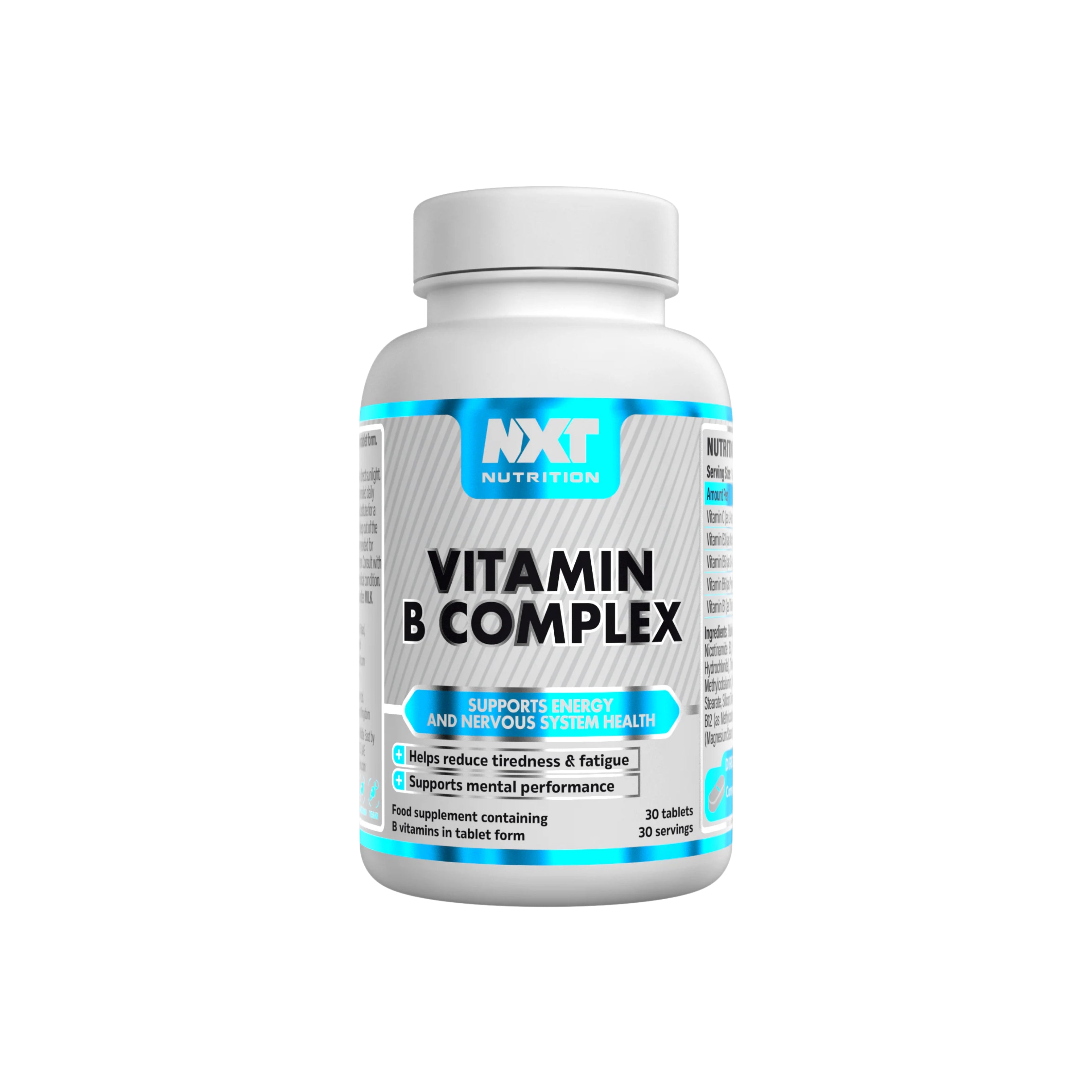 NXT Nutrition Vitamin B Complex - 30 tablets
