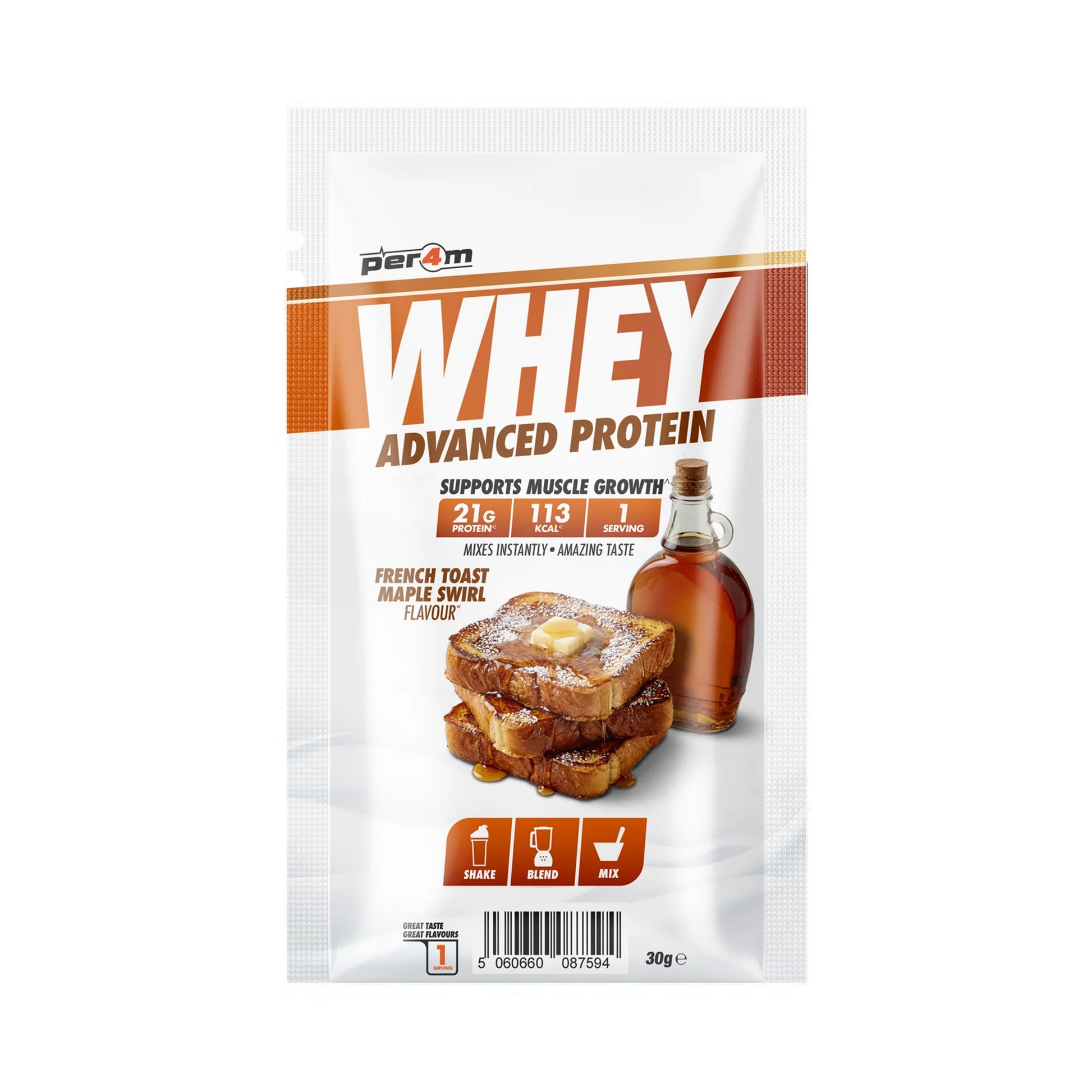 Per4m Advanced Whey Protein Powder Sample Sachet (30g)