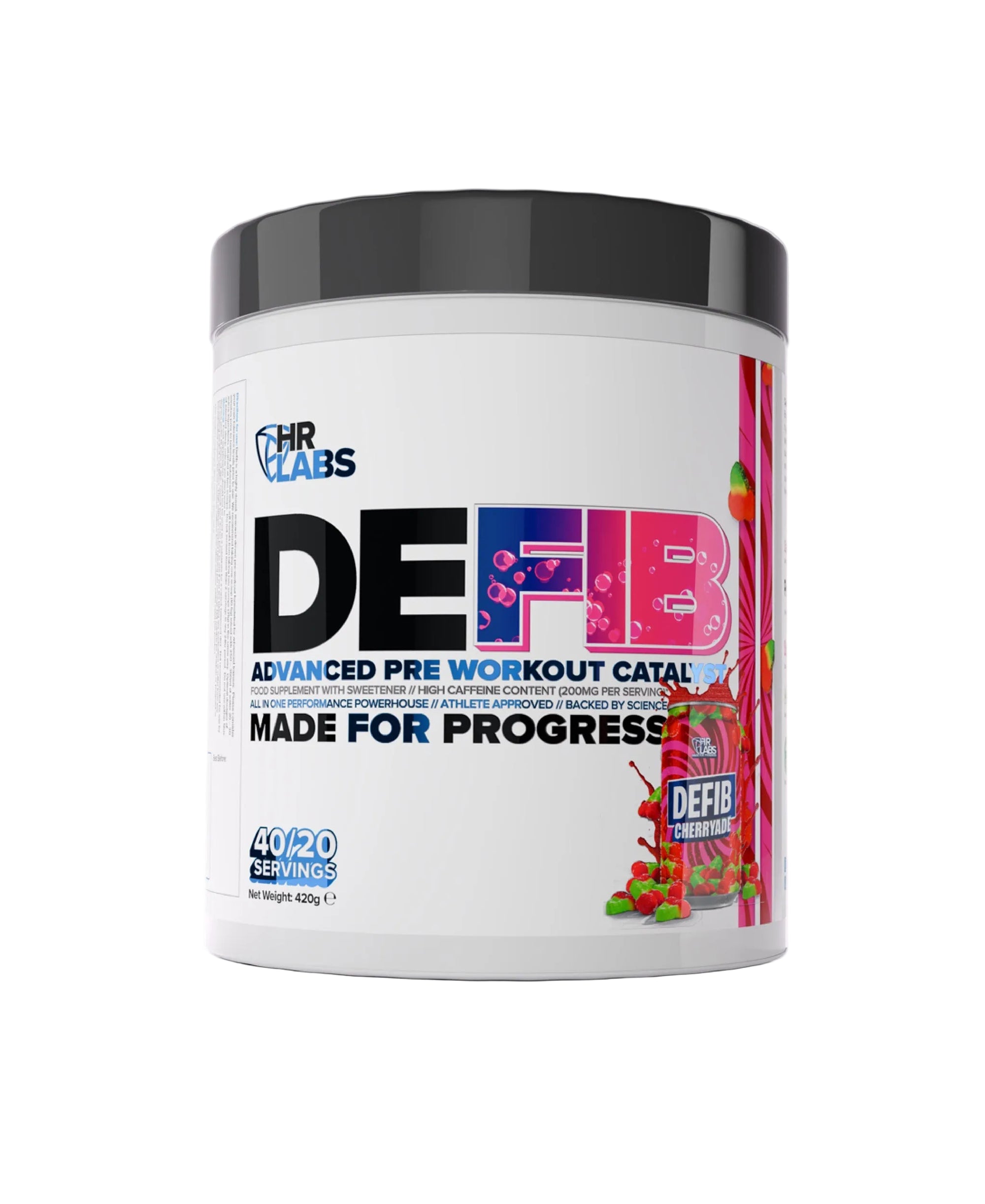 HR Labs Defib Pre-Workout Cherryade