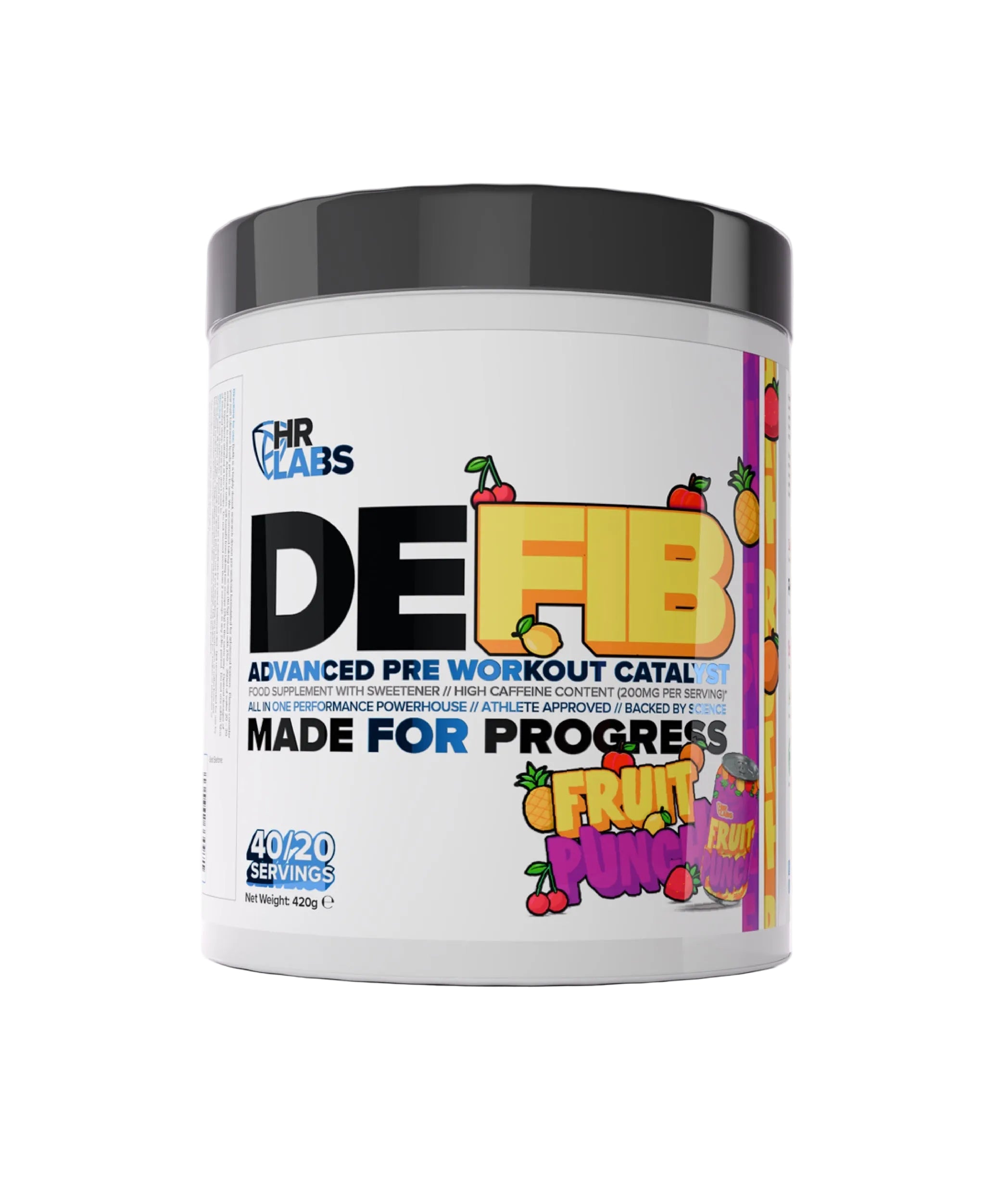 HR Labs Defib Pre-Workout Fruit Punch