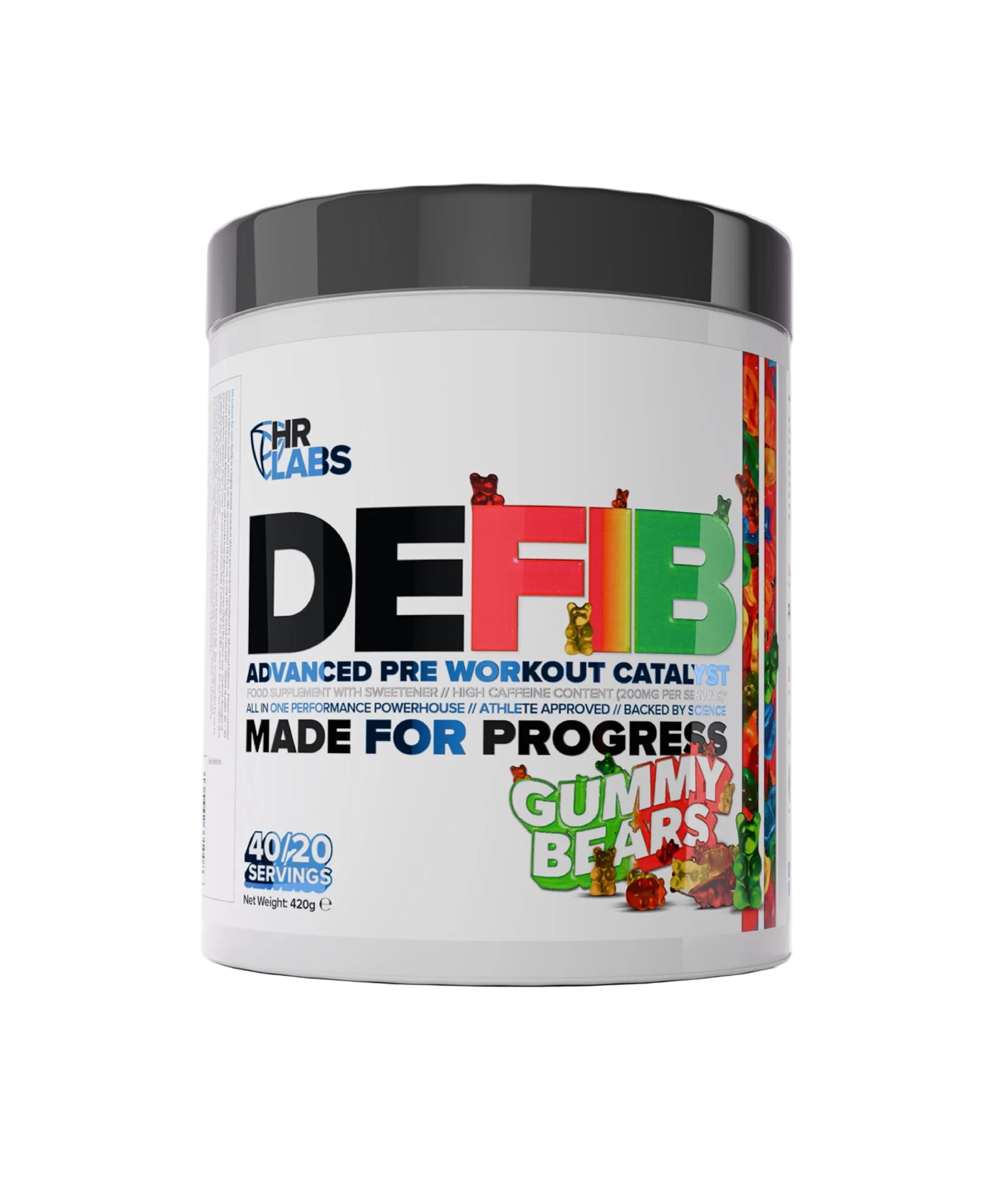 HR Labs Defib Pre-Workout Gummy Bears