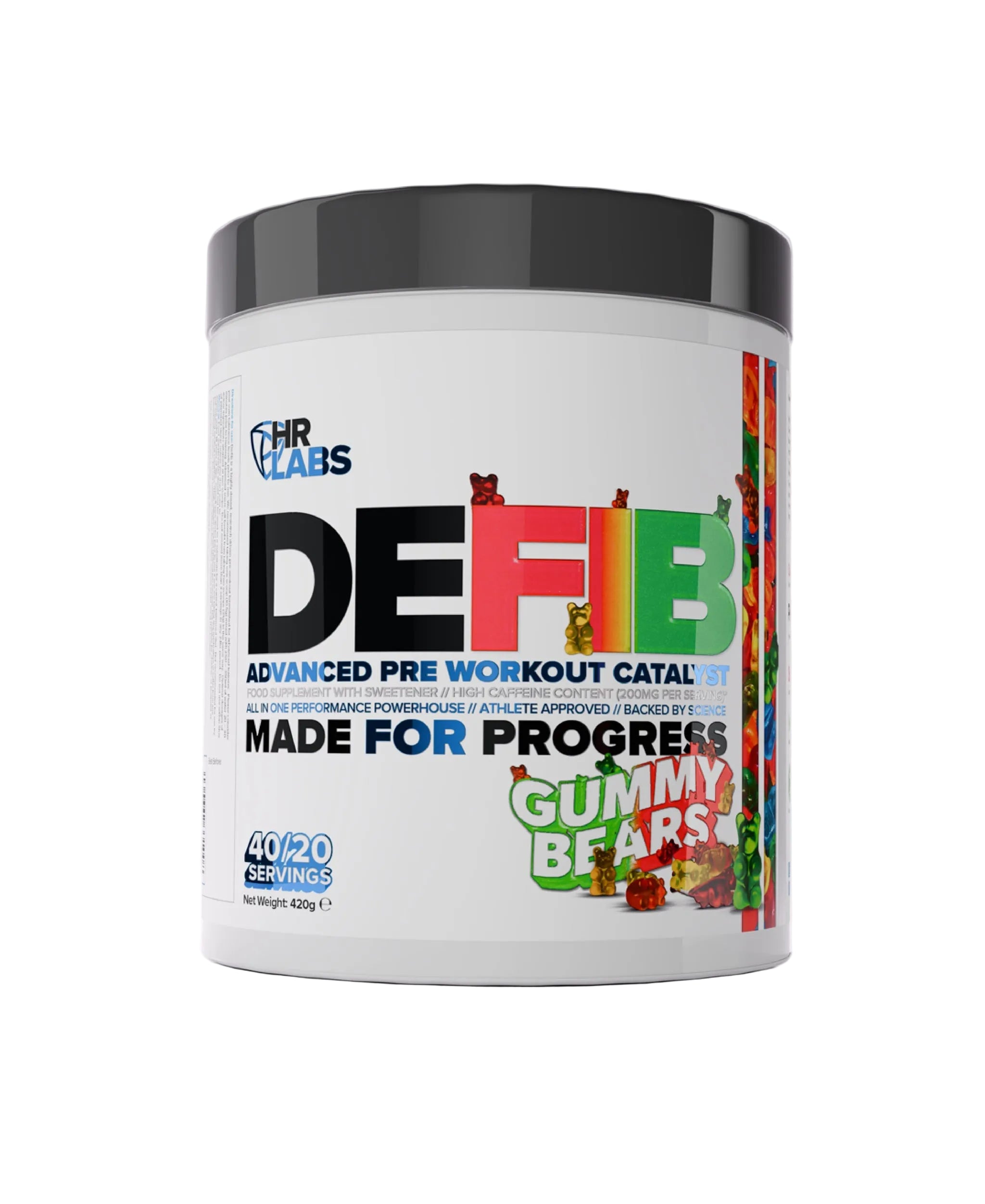 HR Labs Defib Pre-Workout Gummy Bears