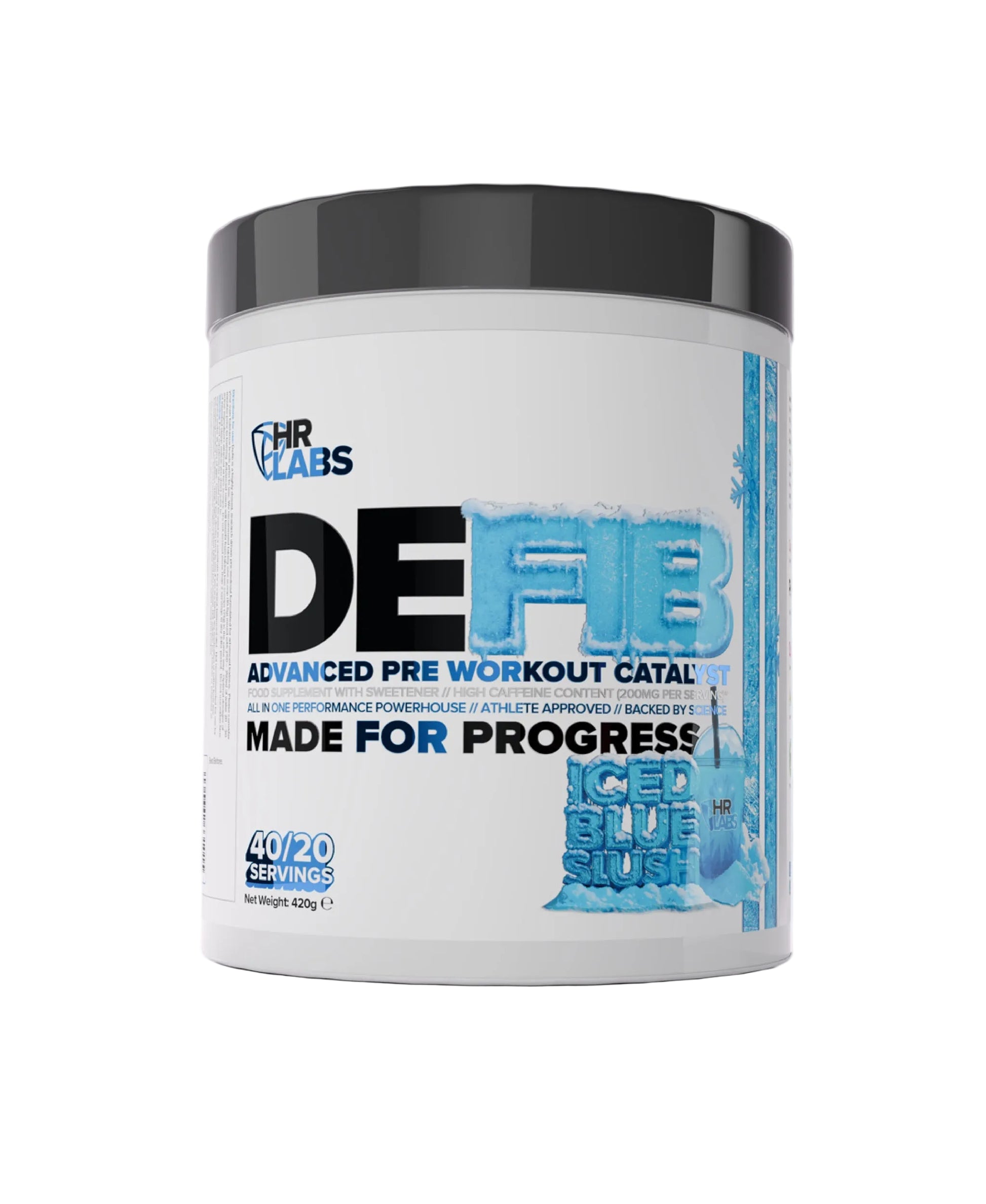 HR Labs Defib Pre-Workout Iced Blue Slush