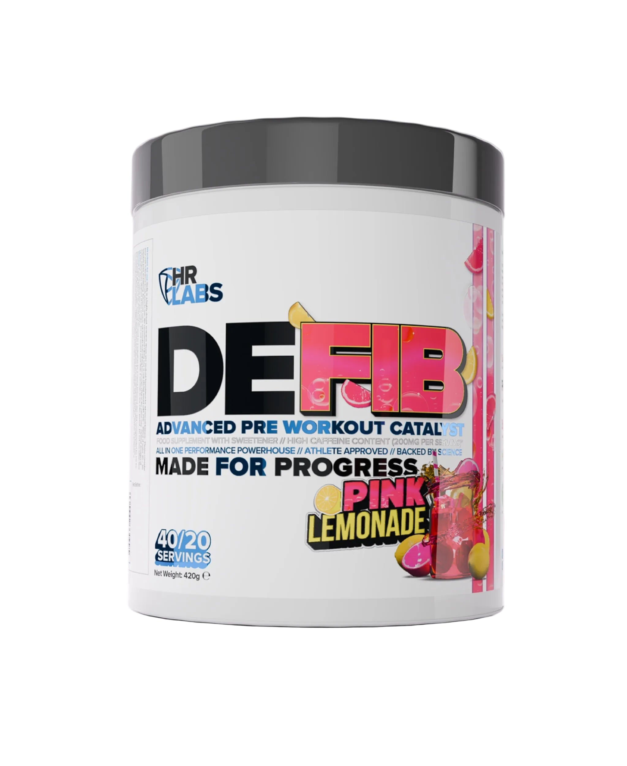 HR Labs Defib Pre-Workout Pink Lemonade