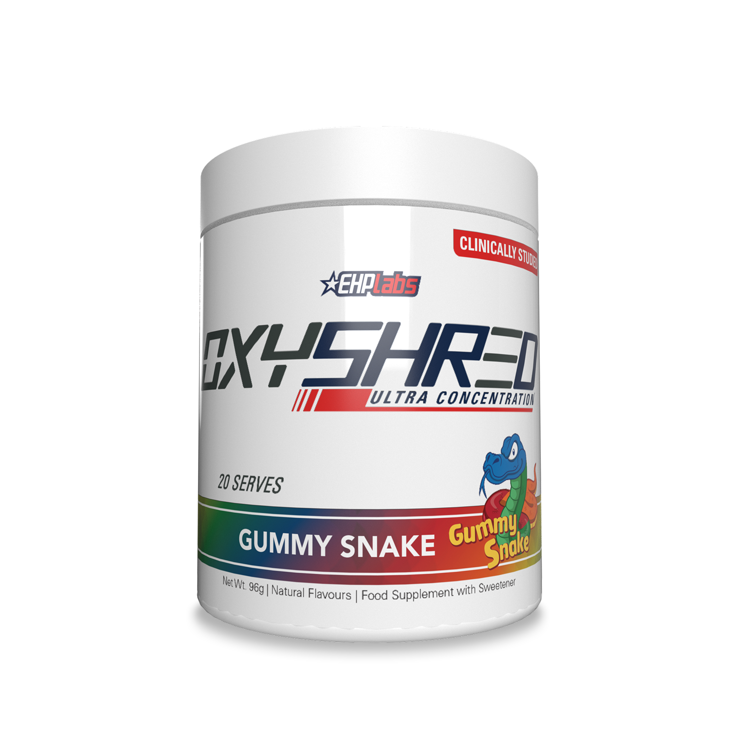 EHP Labs OxyShred Ultra Concentration 20 Servings Gummy Snake