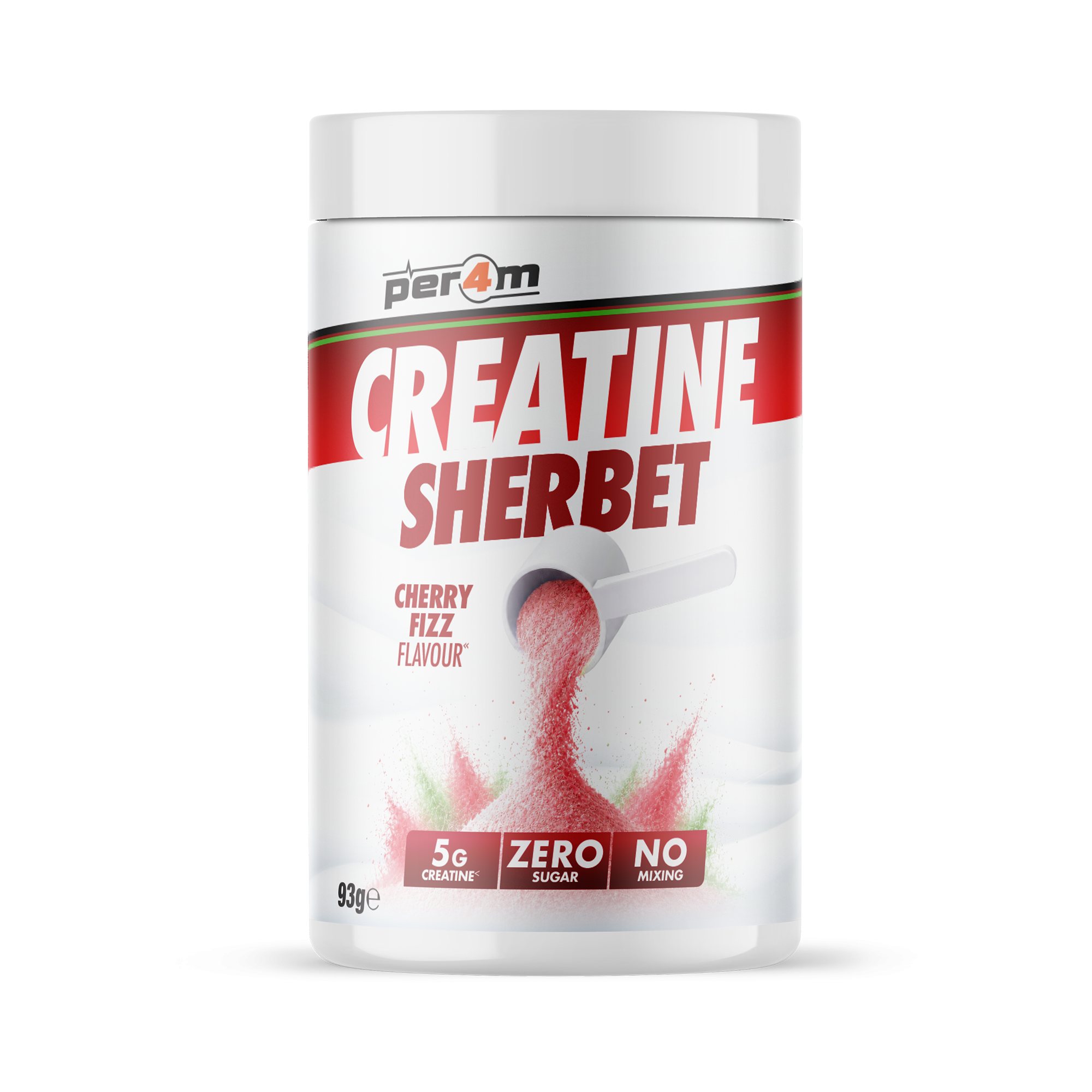 Per4m Creatine Sherbet 93g Cherry Fizz