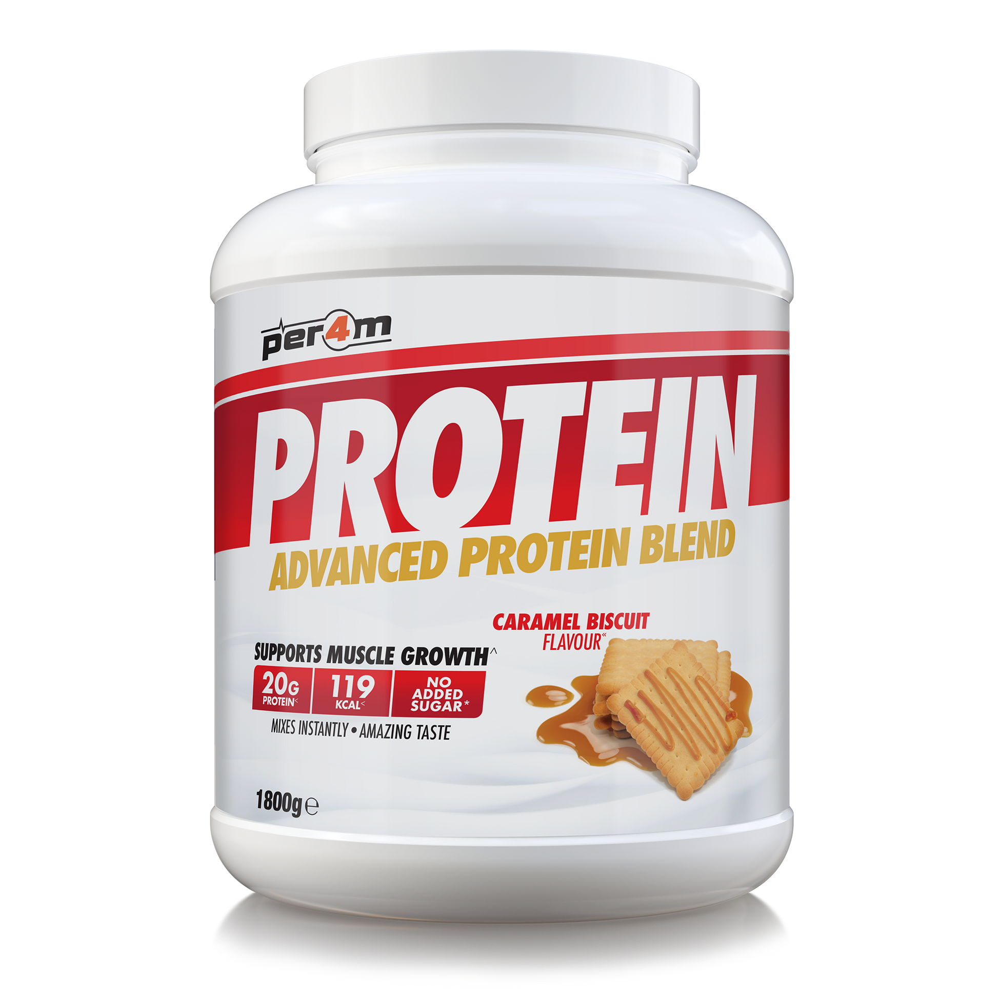 Per4m Advanced Protein Blend 1.8kg Caramel Biscuit