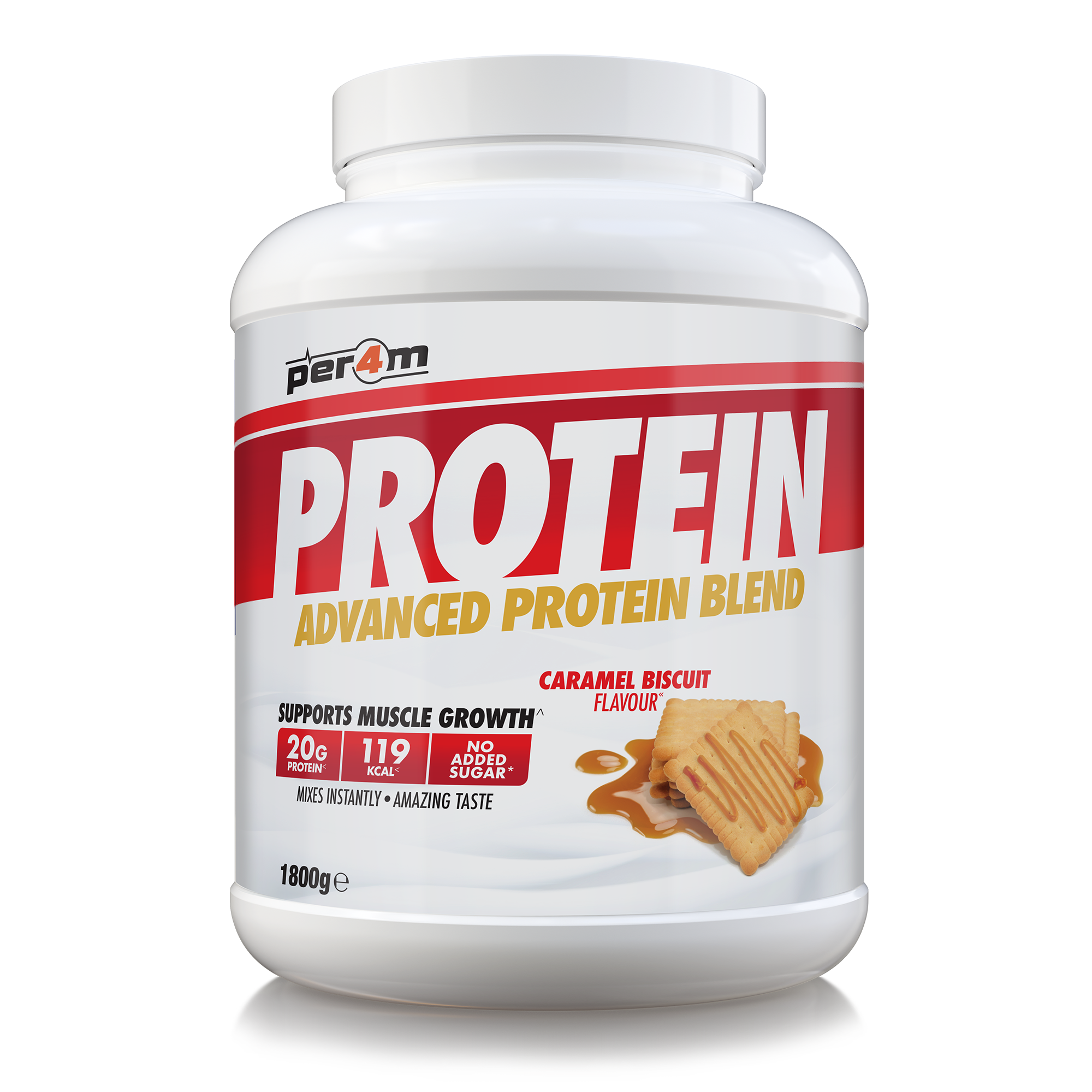 Per4m Advanced Protein Blend 1.8kg Caramel Biscuit