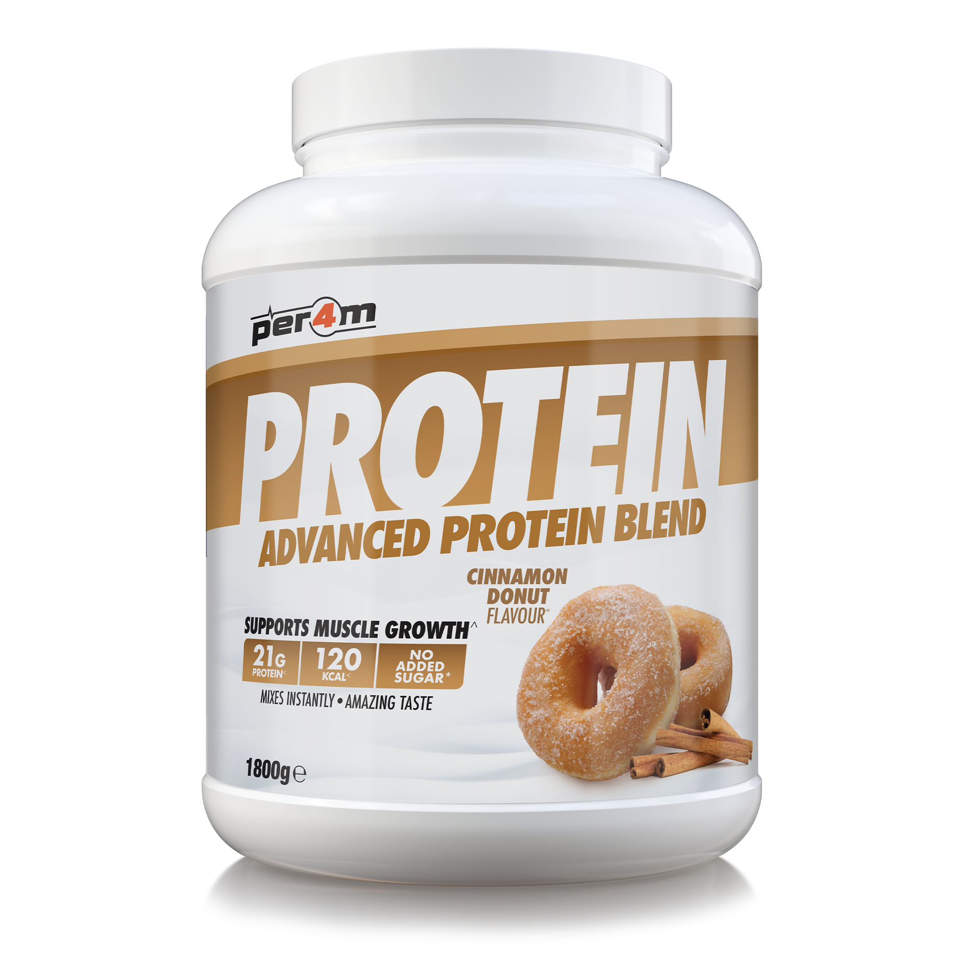 Per4m Advanced Protein Blend 1.8kg Cinnamon Donut