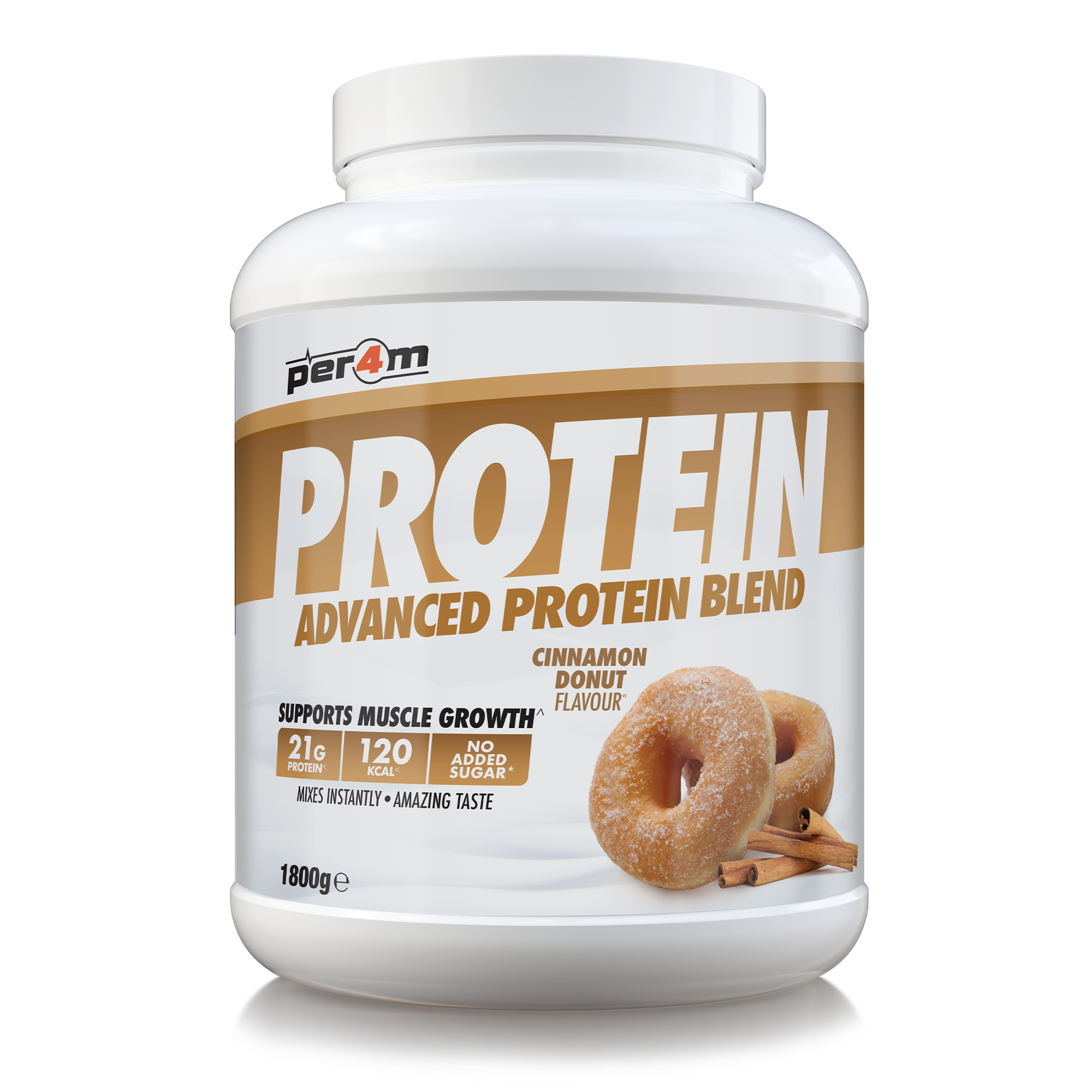 Per4m Advanced Protein Blend 1.8kg Cinnamon Donut