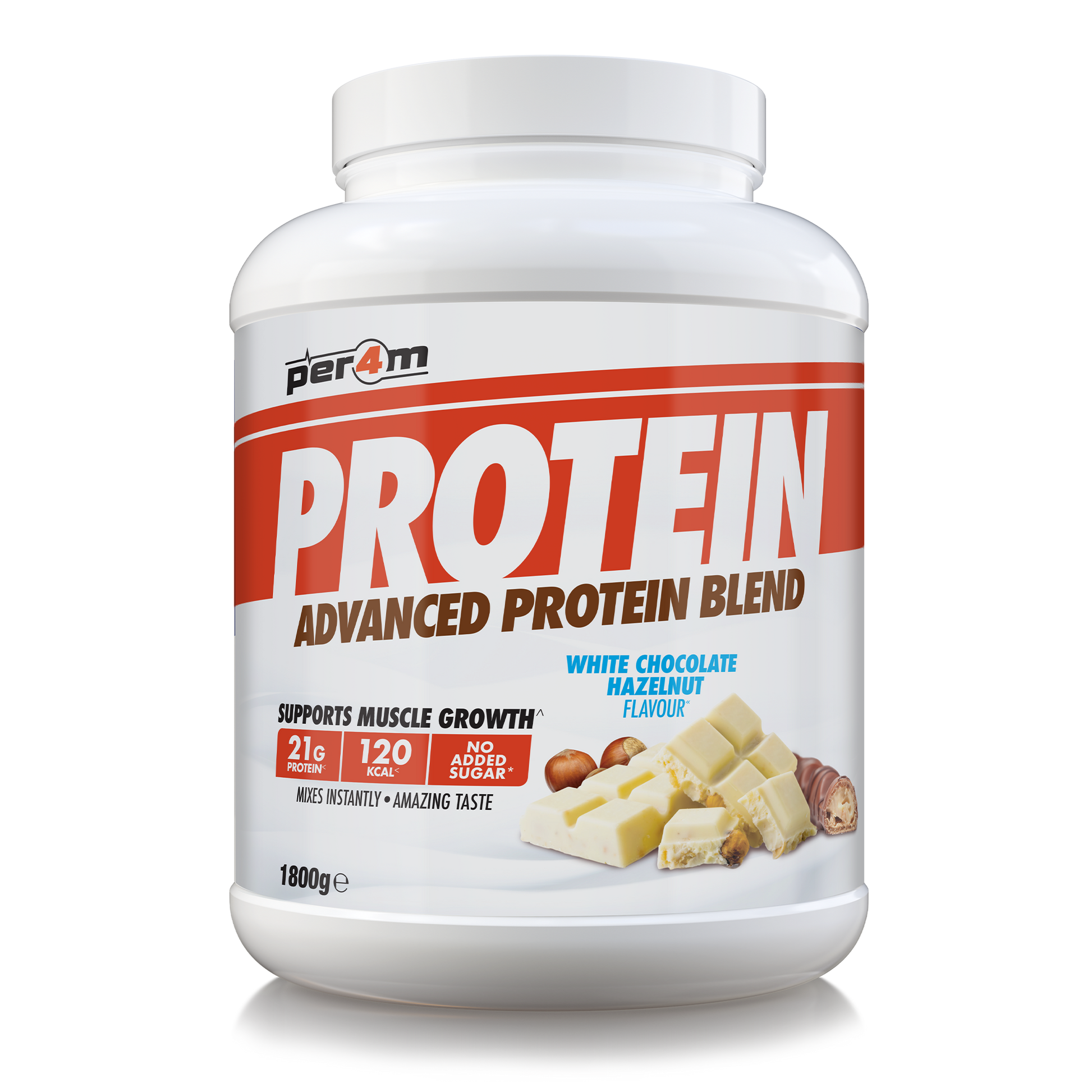 Per4m Advanced Protein Blend 1.8kg White Chocolate Hazelnut