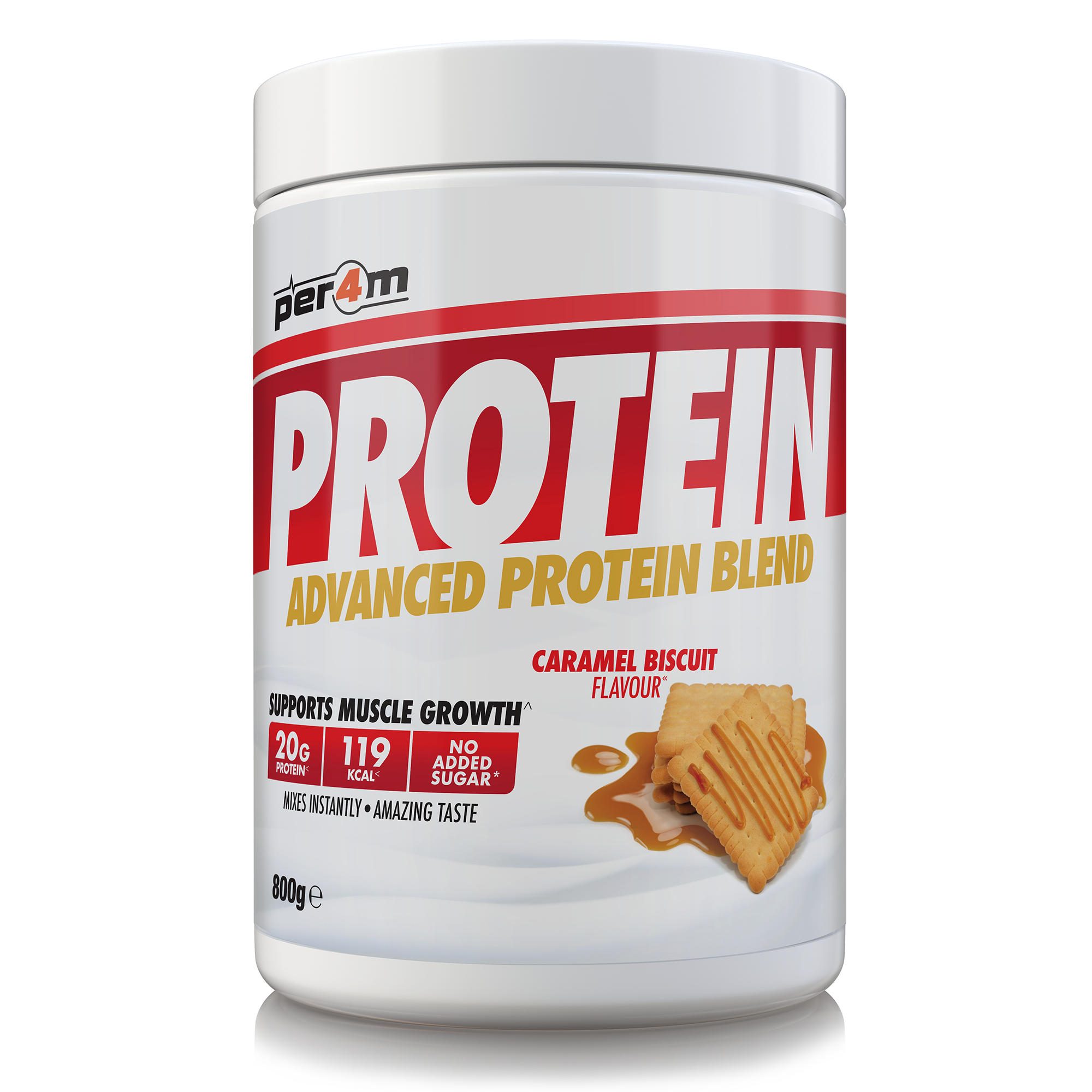 Per4m Advanced Protein Blend 800g Caramel Biscuit