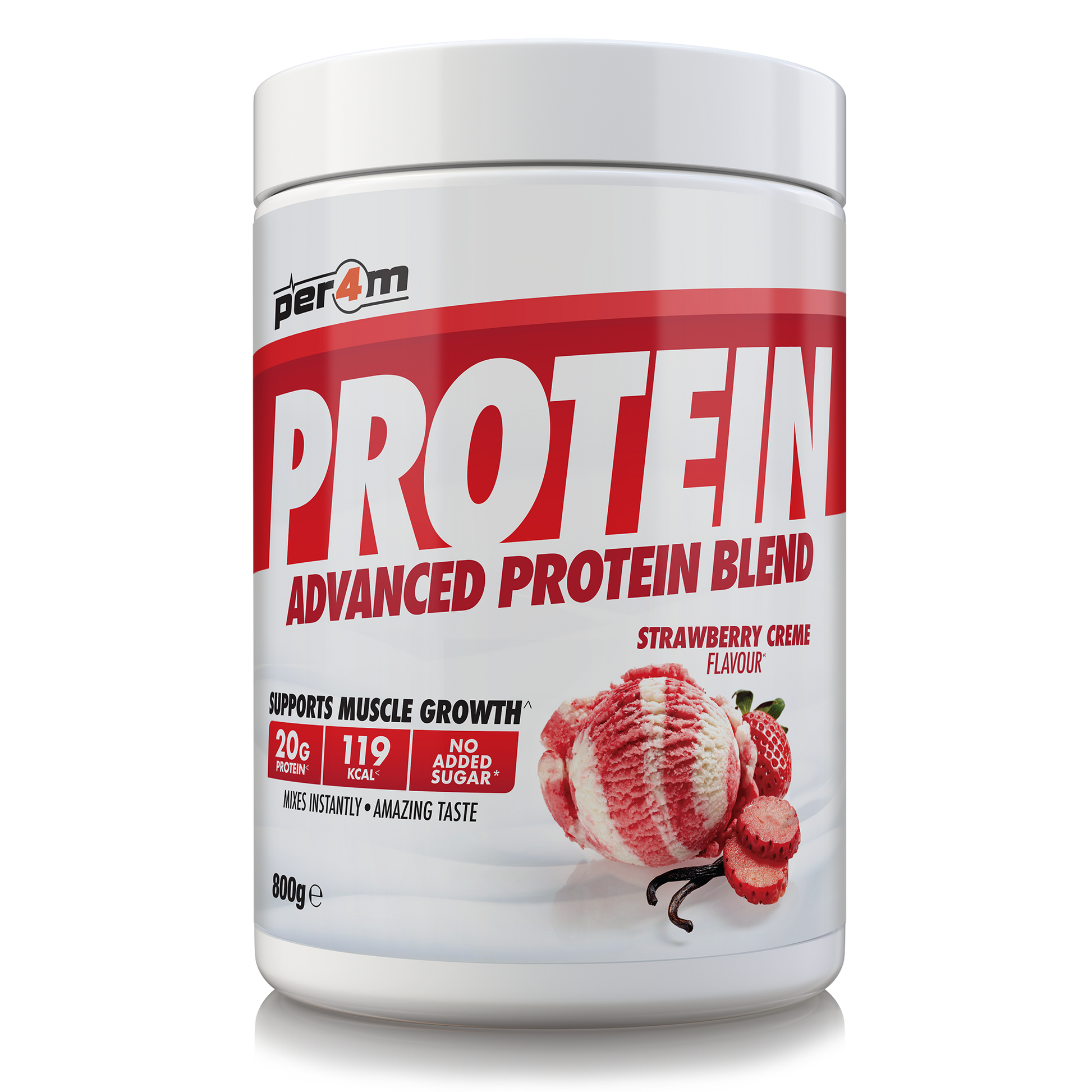 Per4m Advanced Protein Blend 800g Strawberry Creme