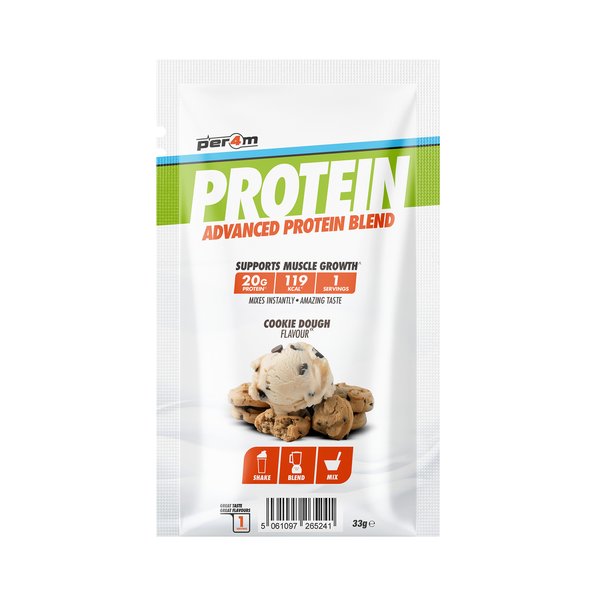 Per4m Advanced Protein Blend Sample Sachet Cookie Dough