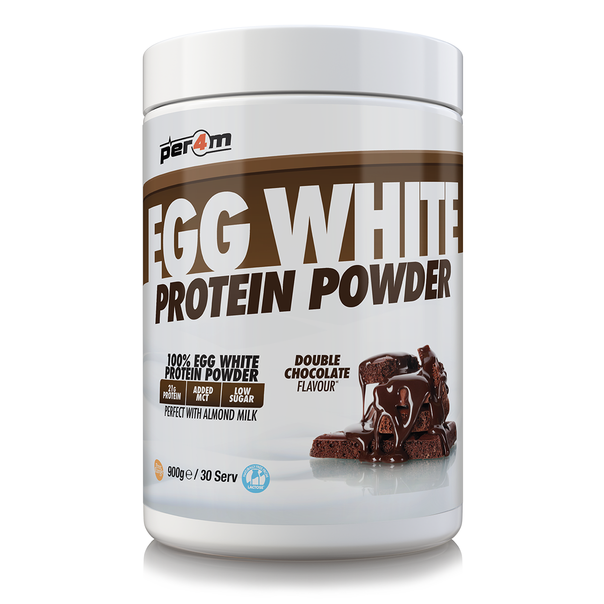 Per4m Egg White Protein 900g Double Chocolate